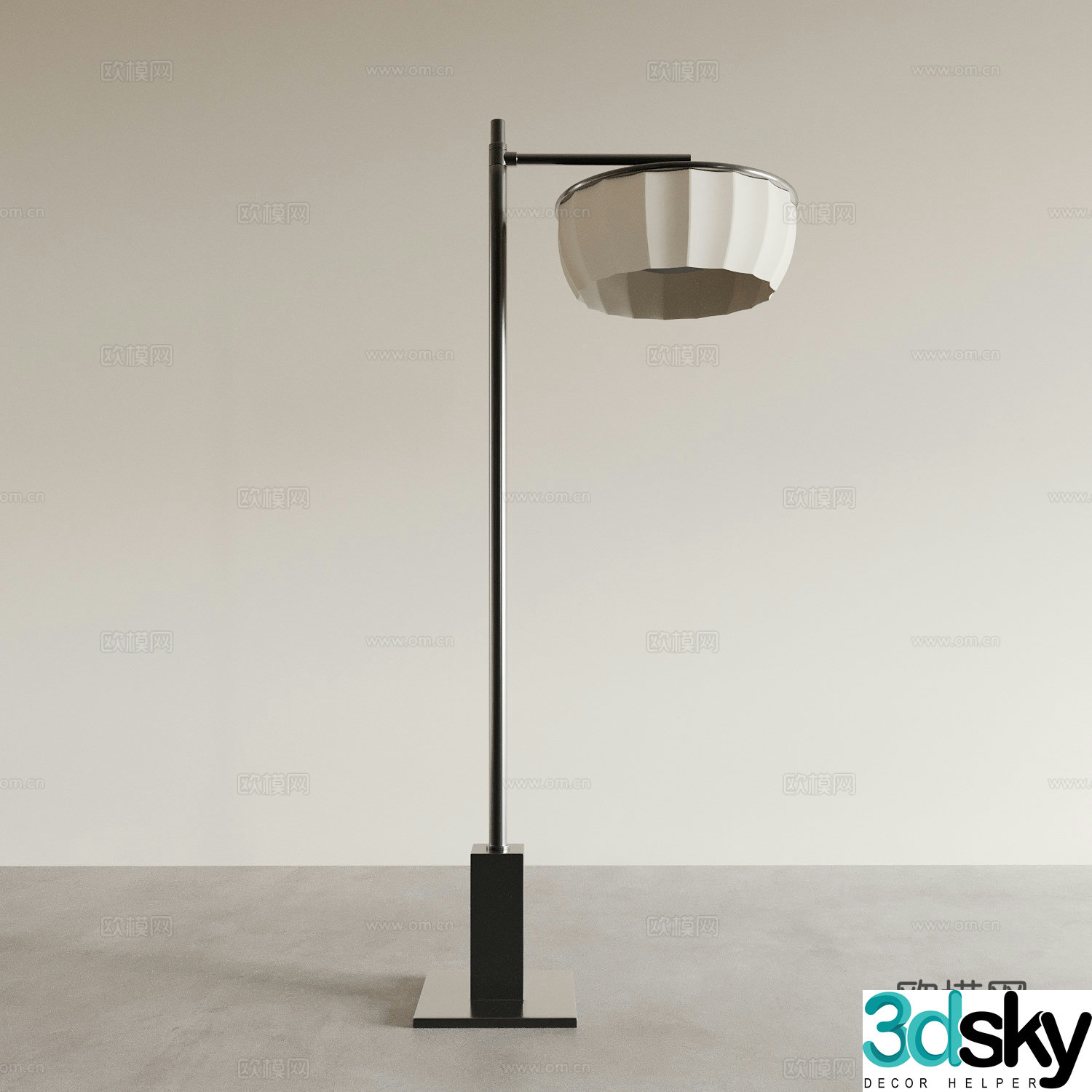 Floor lamp Fishing lamp 3d model