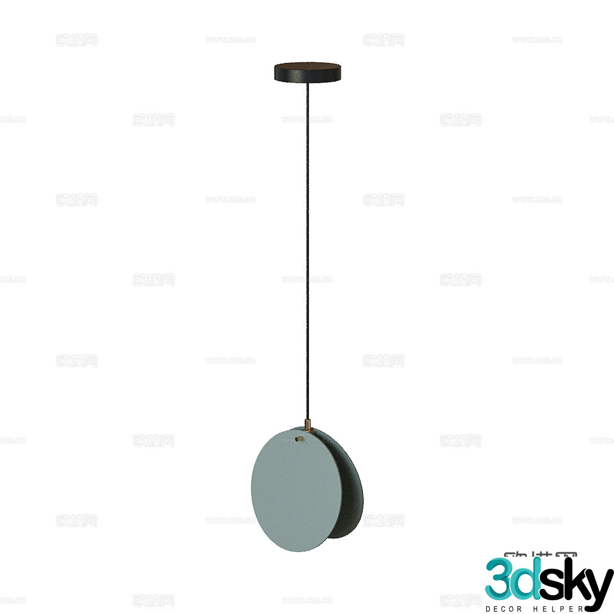 Modern decorative chandeliers 3d model