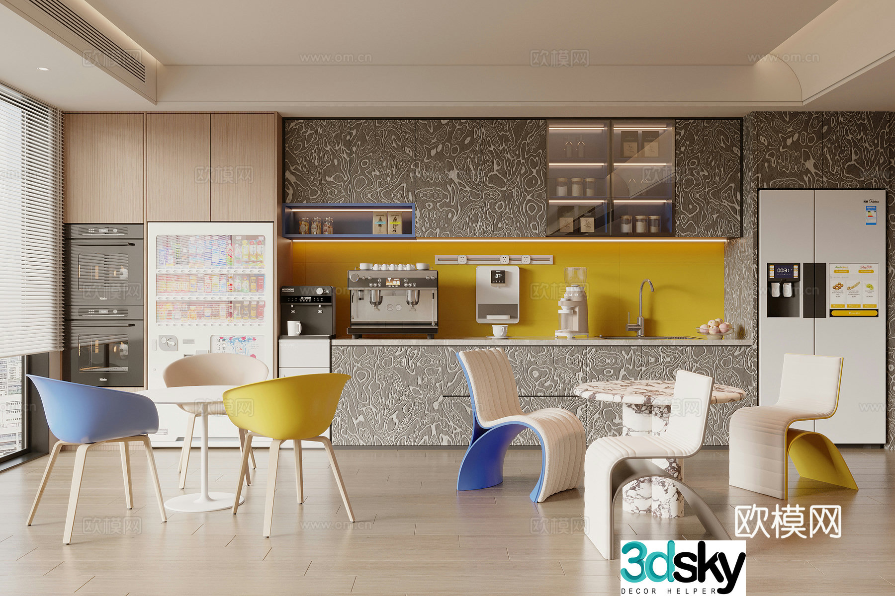 Modern Office 3D Model