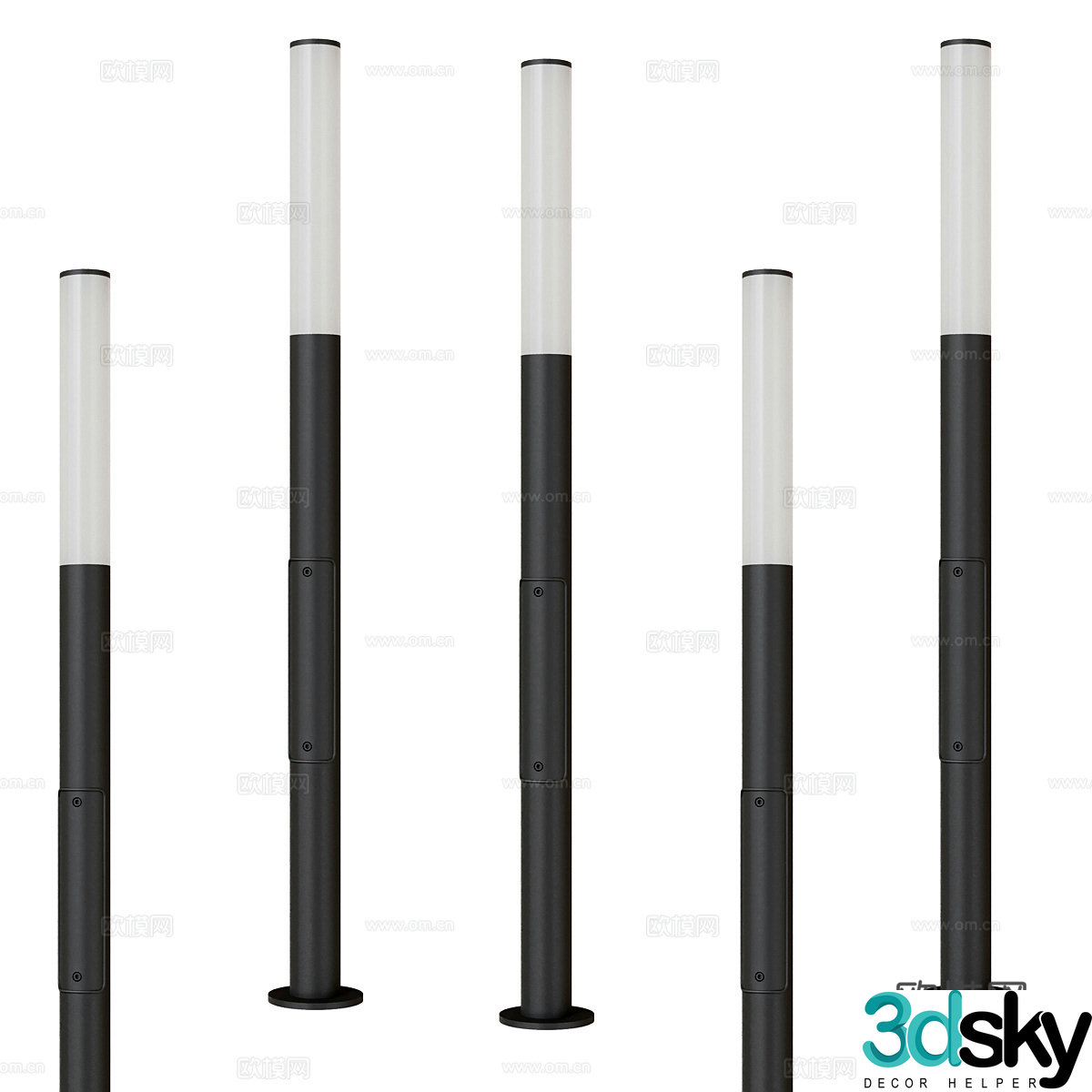 Modern simple floor lamp 3d model