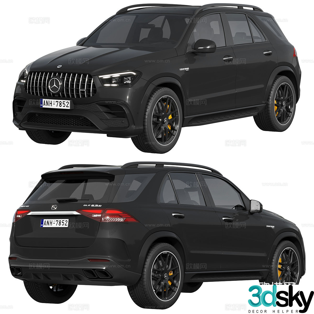 Mercedes-Benz SUV car 3d model