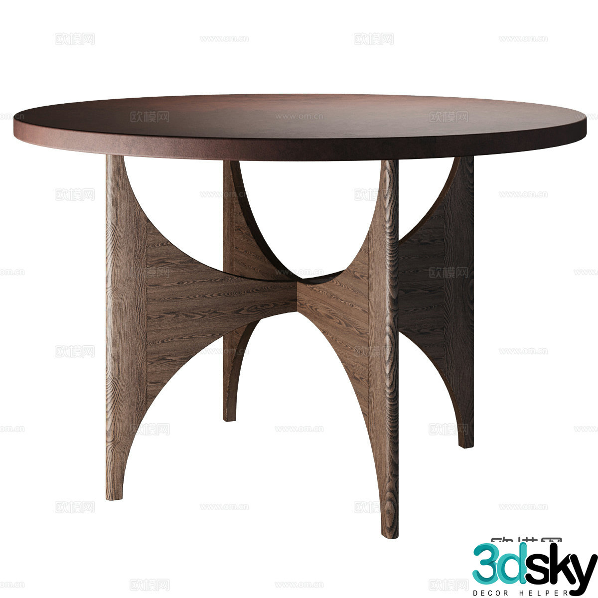Nordic simple coffee table 3D model