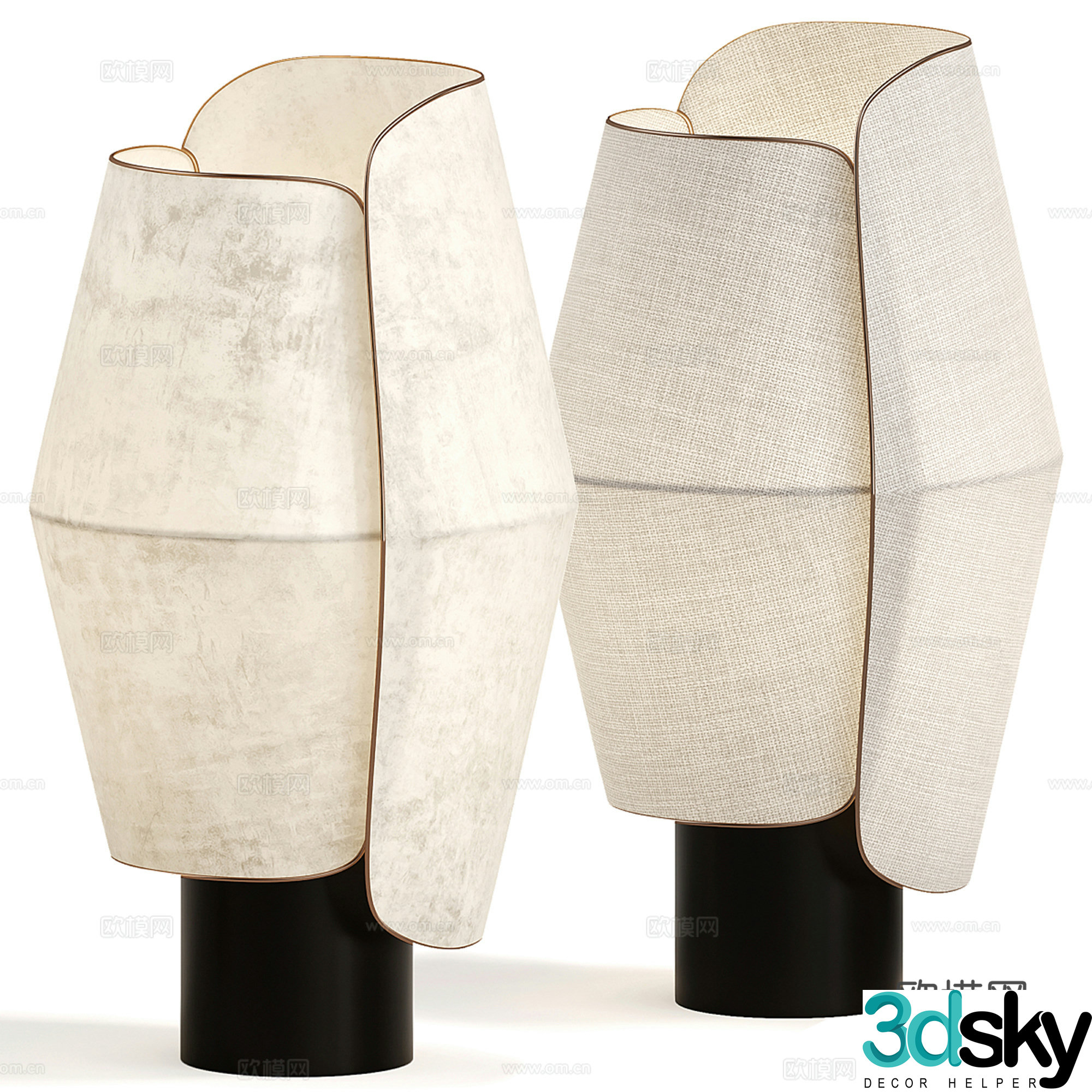 New Chinese desk lamp 3D model