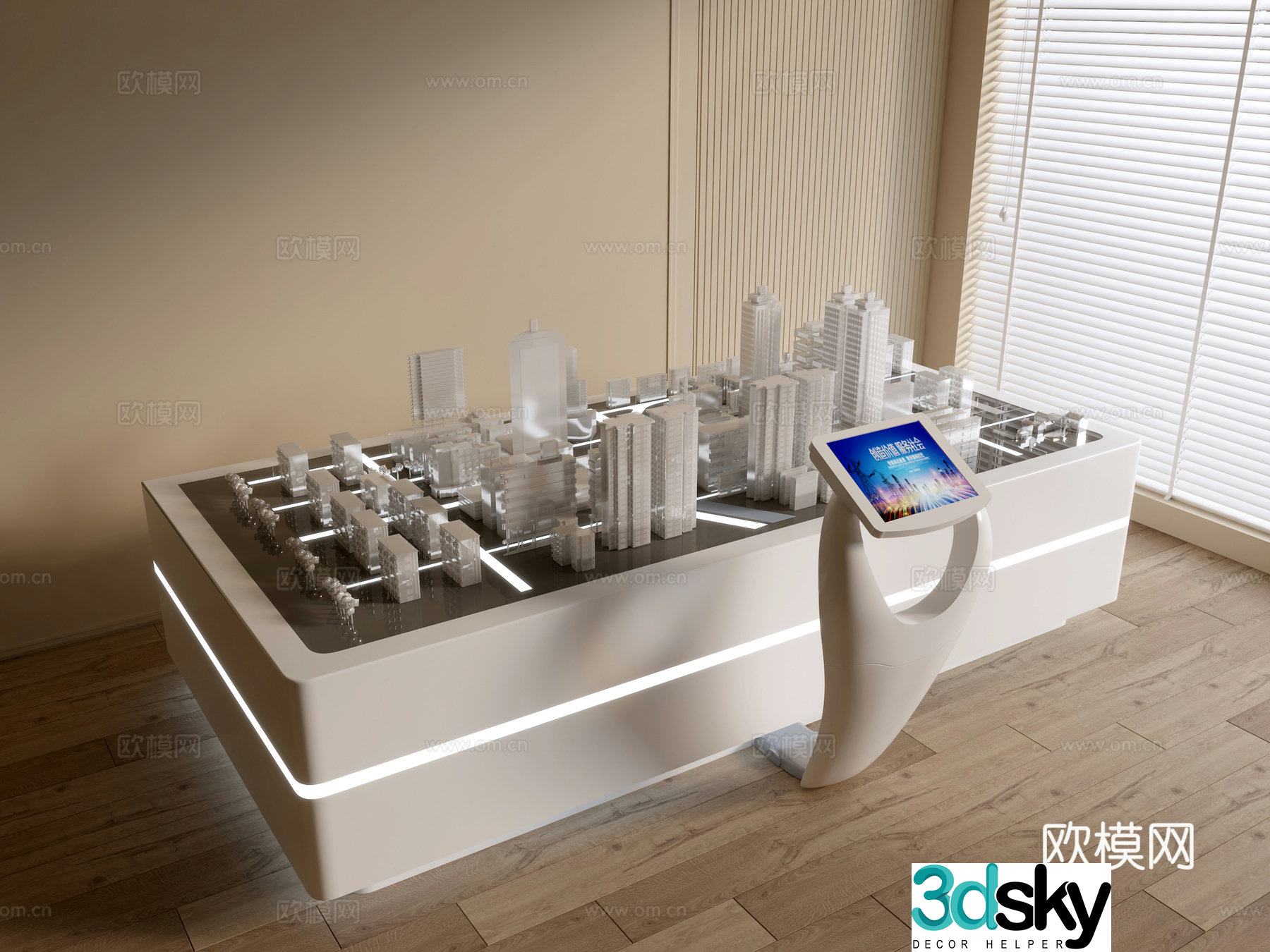 Modern sand table architectural sand table planning sand table solid sand table 3D model