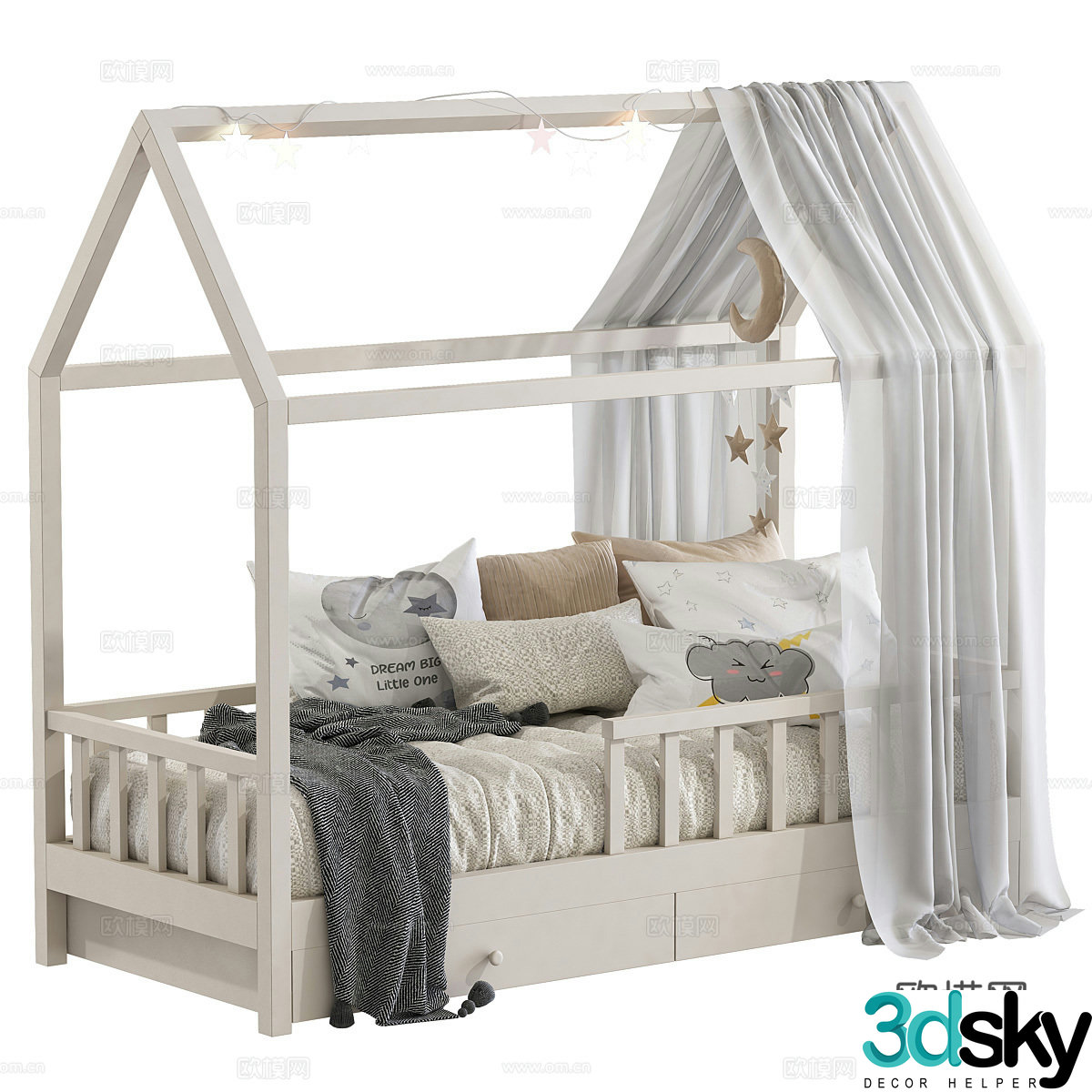 Modern Children’s Bed Children’s Bed 3D Model
