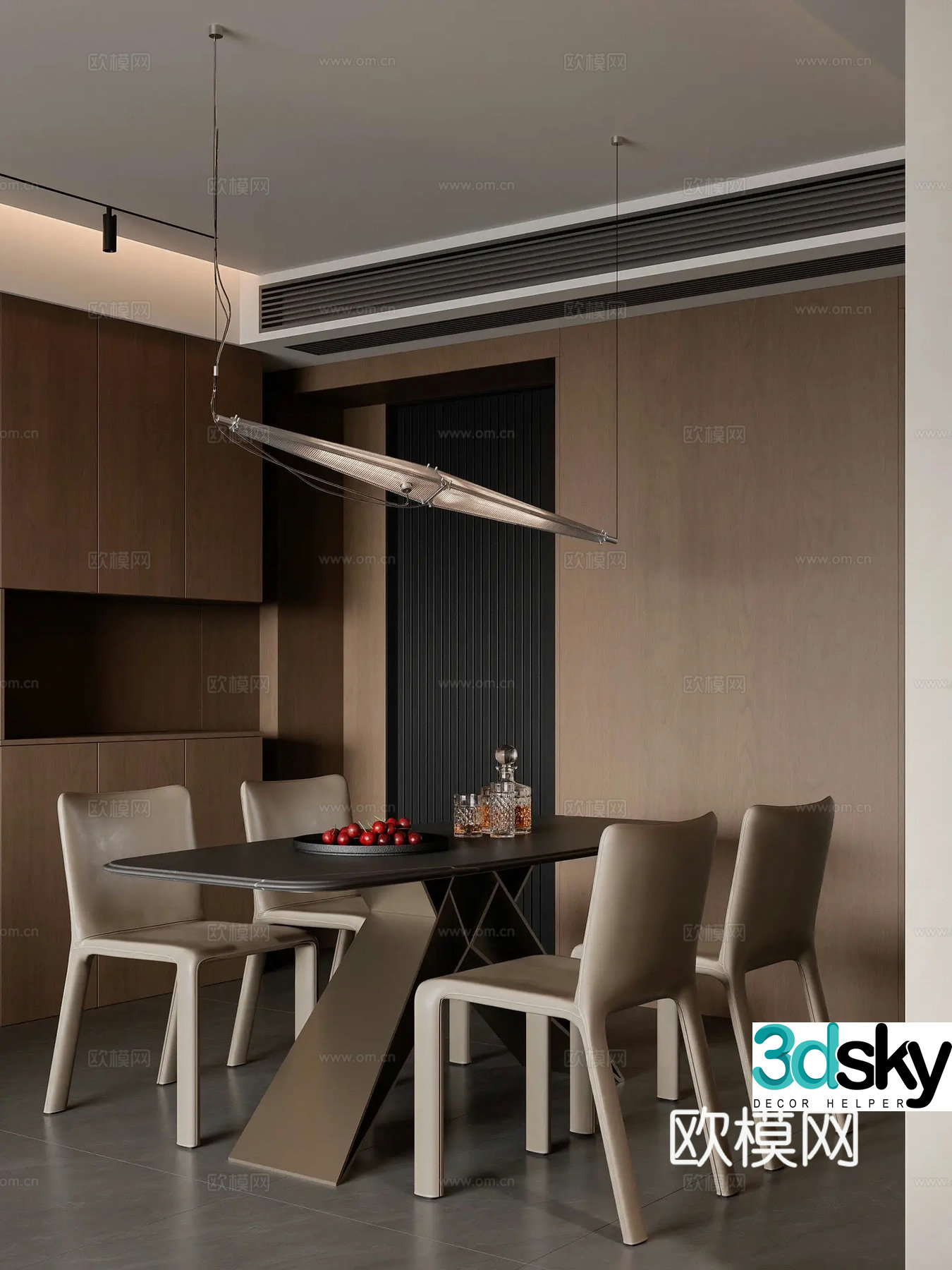 Italian restaurant 3d model