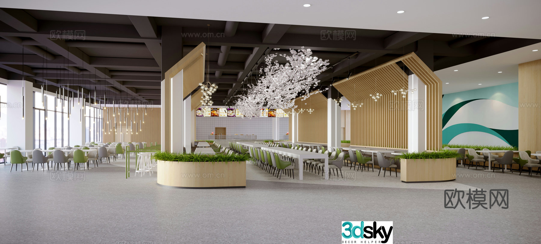 Staff canteen Staff canteen 3D model
