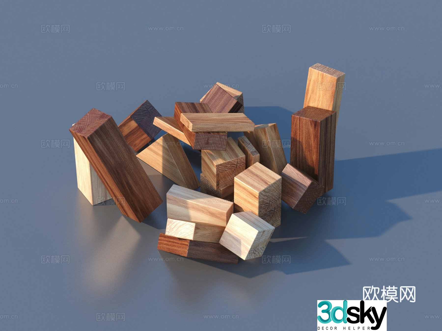 Wooden stump tree stump wooden bench Wooden wood sketch 3D model