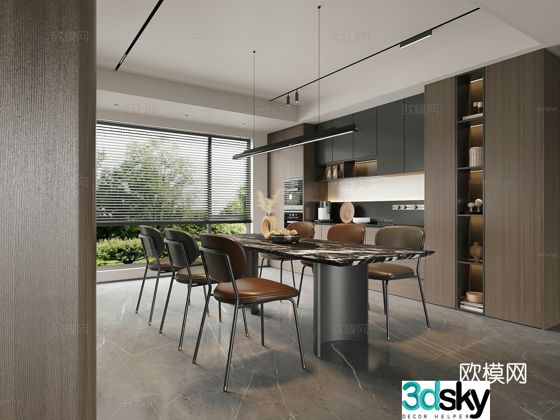 Italian restaurant 3d model