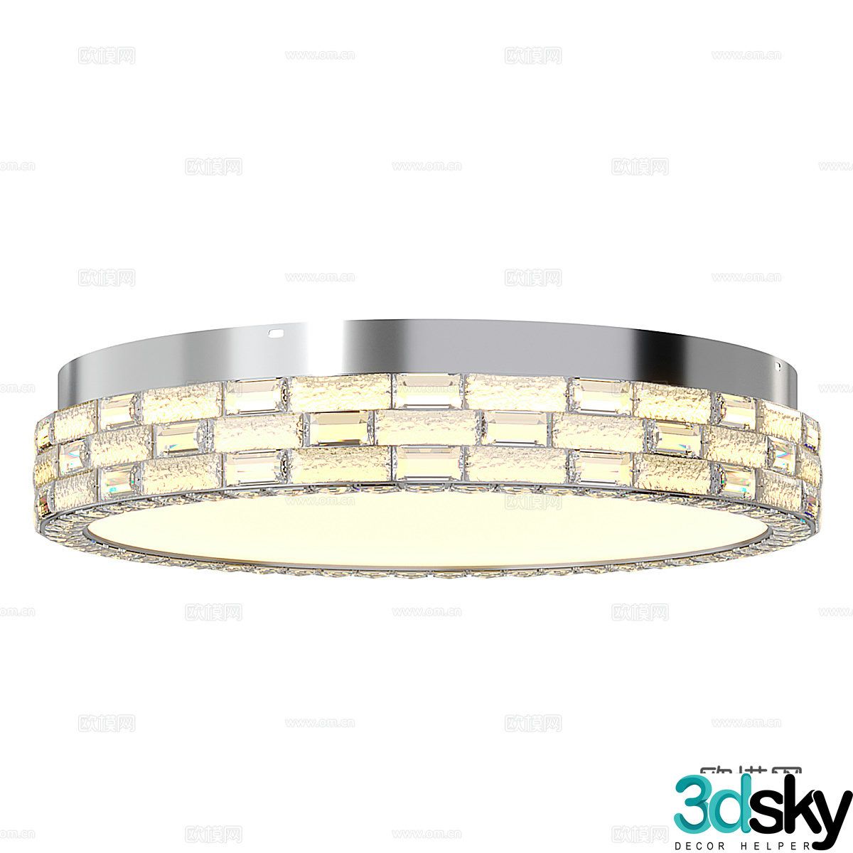 Modern minimalist ceiling light 3d model