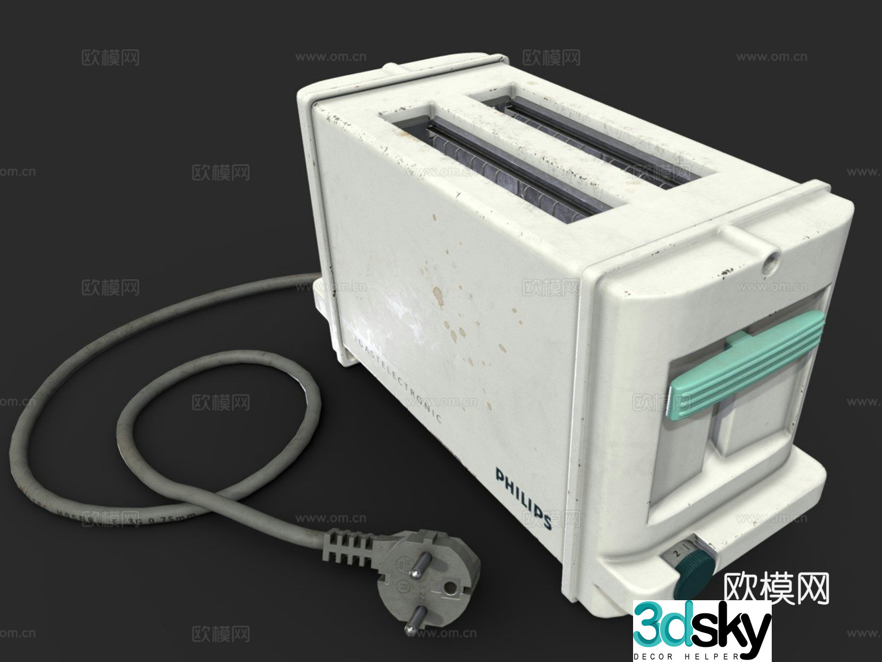 Old bread machine 3D model
