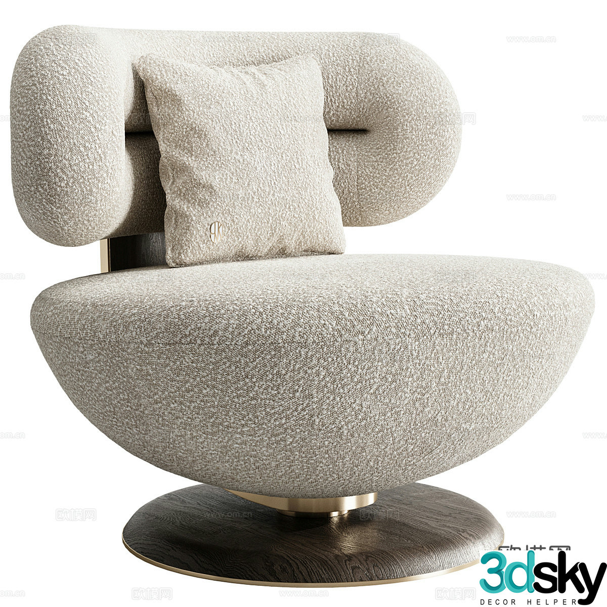 New Chinese casual sofa 3D model