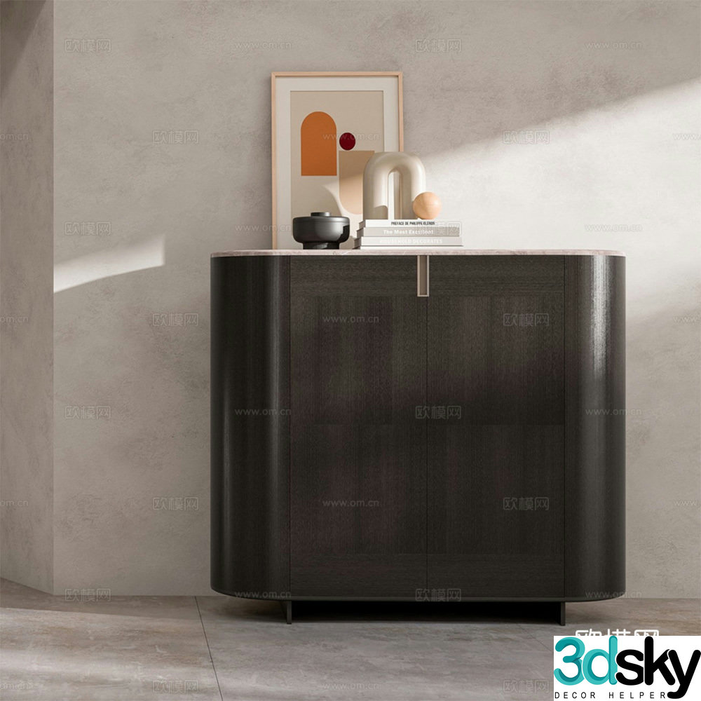 CPRN HOMOOD Italian sideboard Dining cabinet 3D model