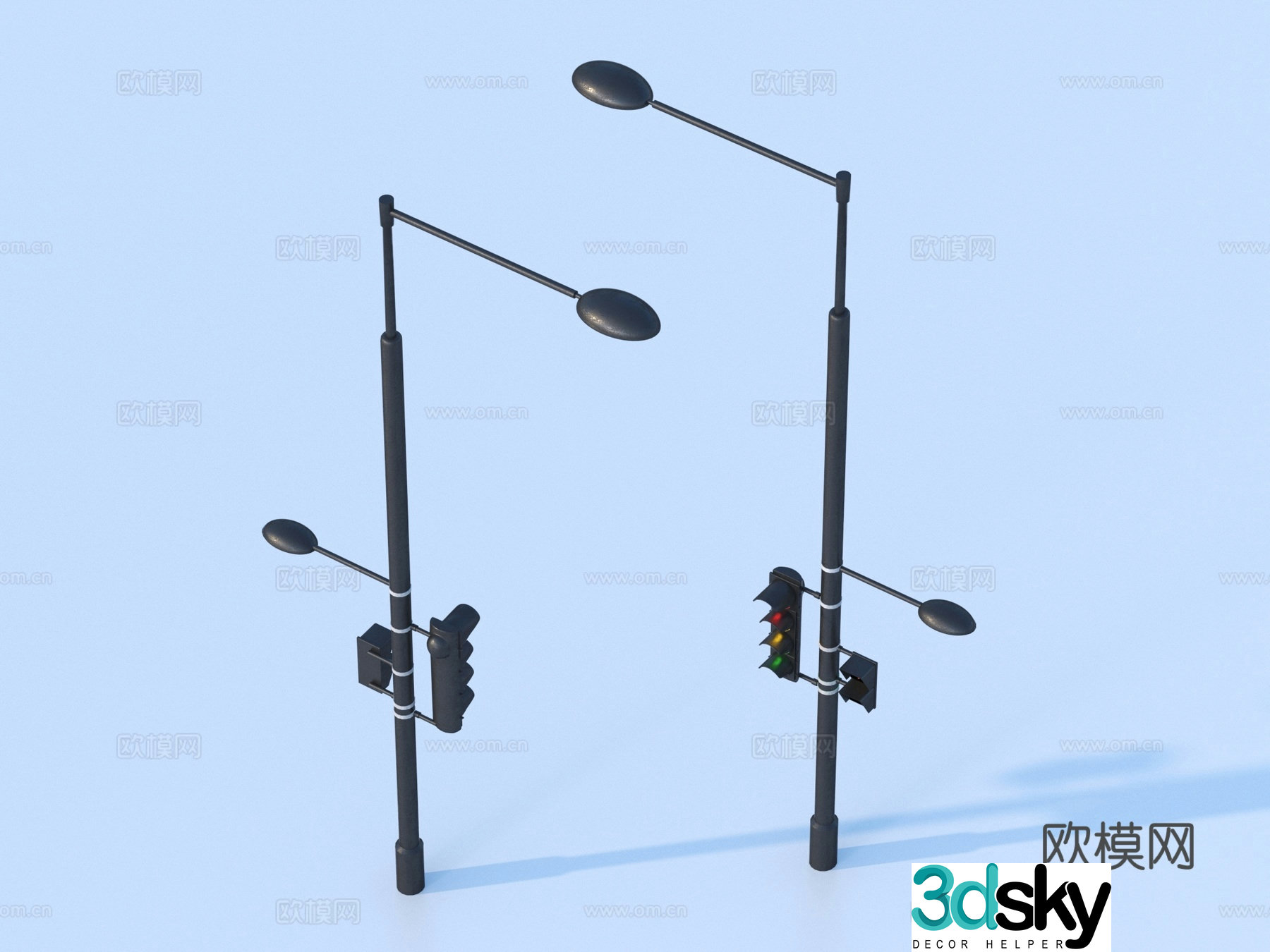 Traffic light Traffic light Indicator light 3d model