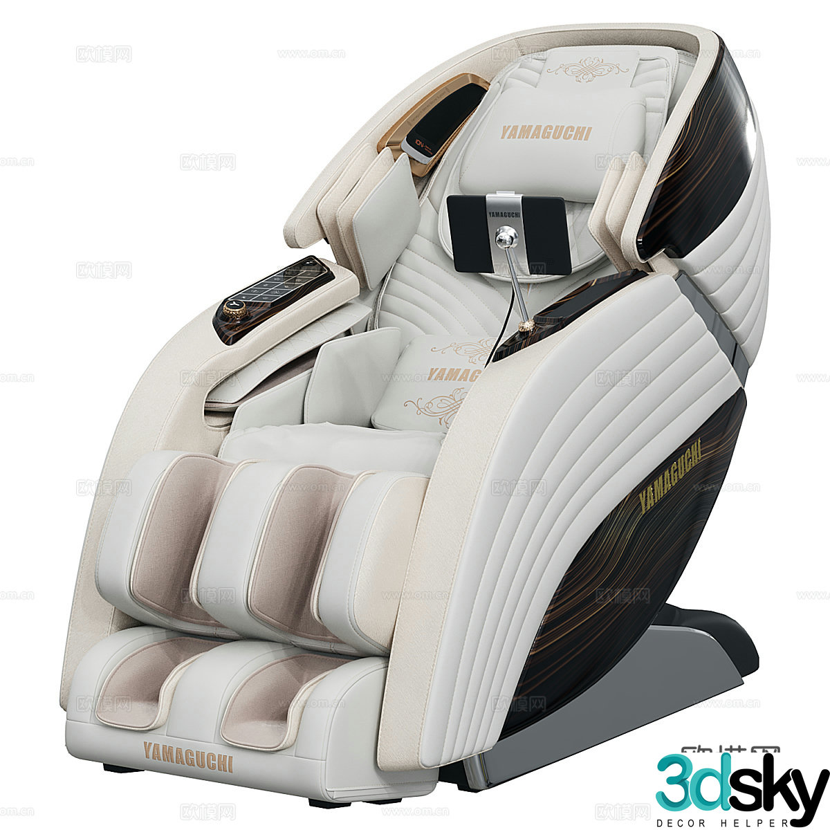 New Chinese massage chair 3D model