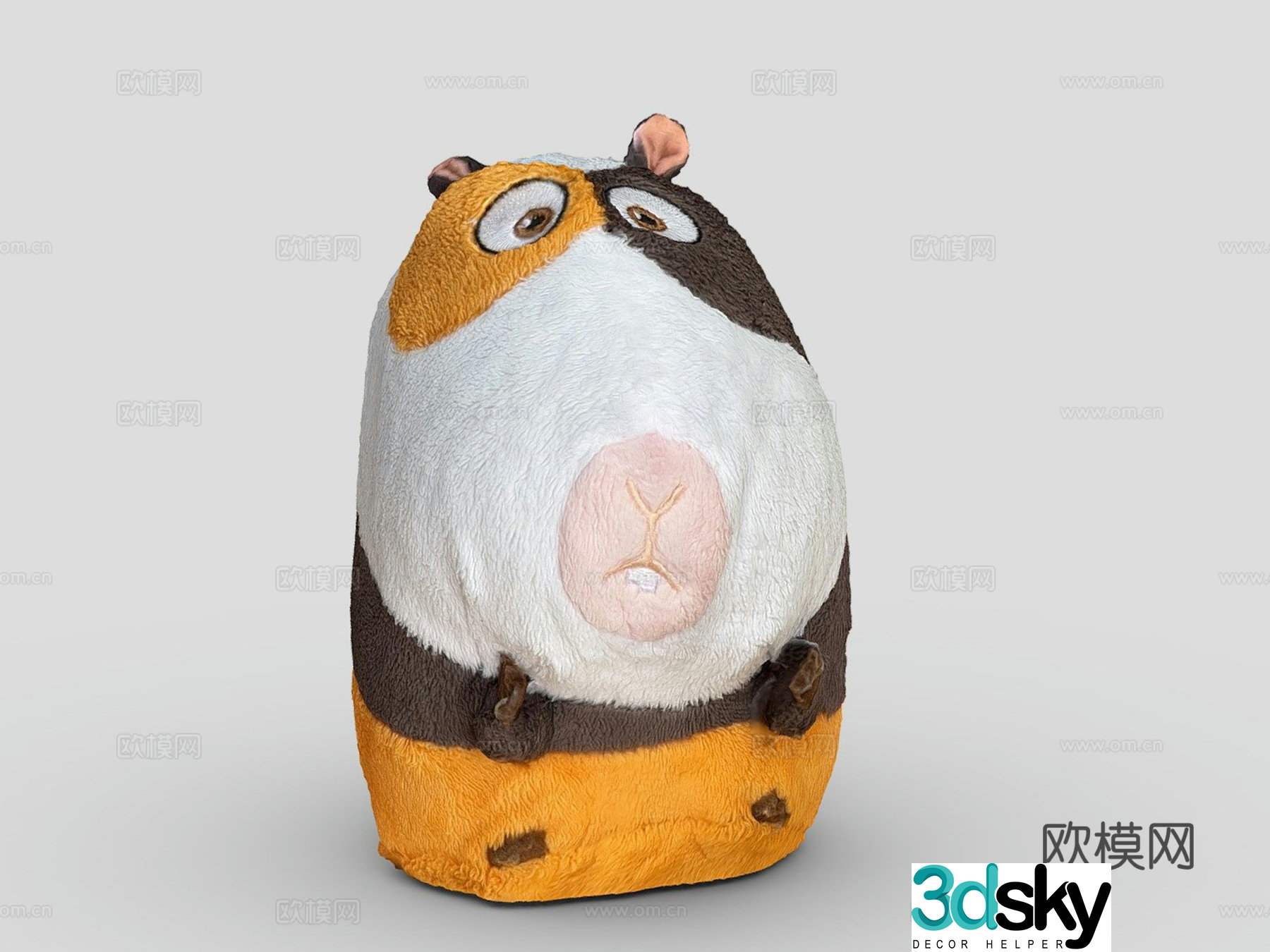 Niu Niu doll plush toy 3D model