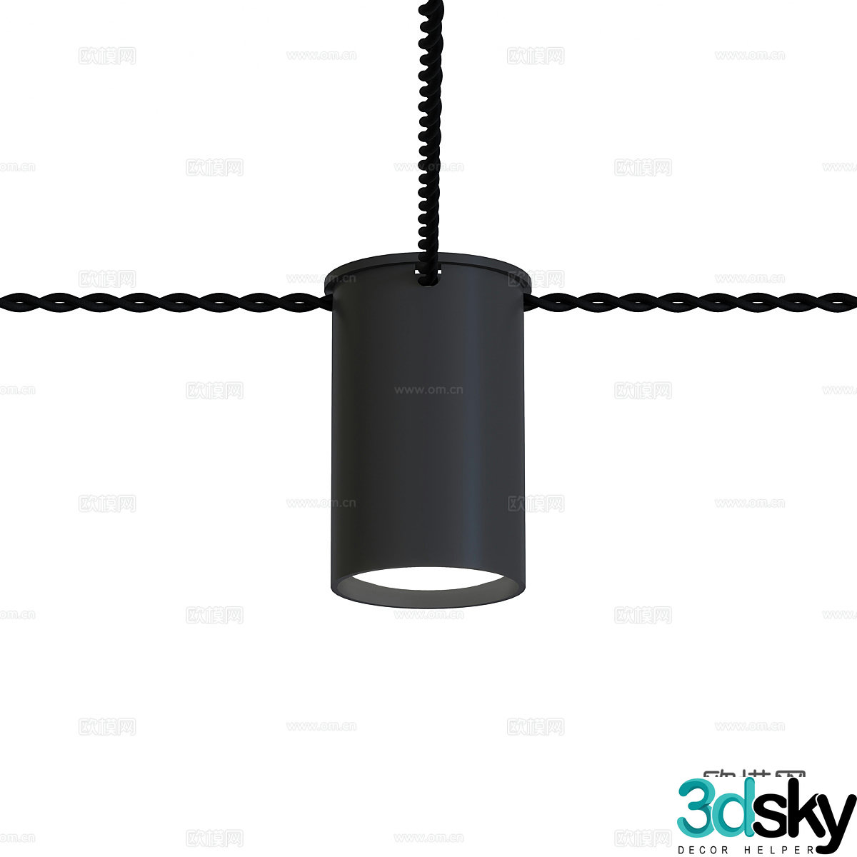 Modern exhibition spotlights Exhibition downlights 3d model