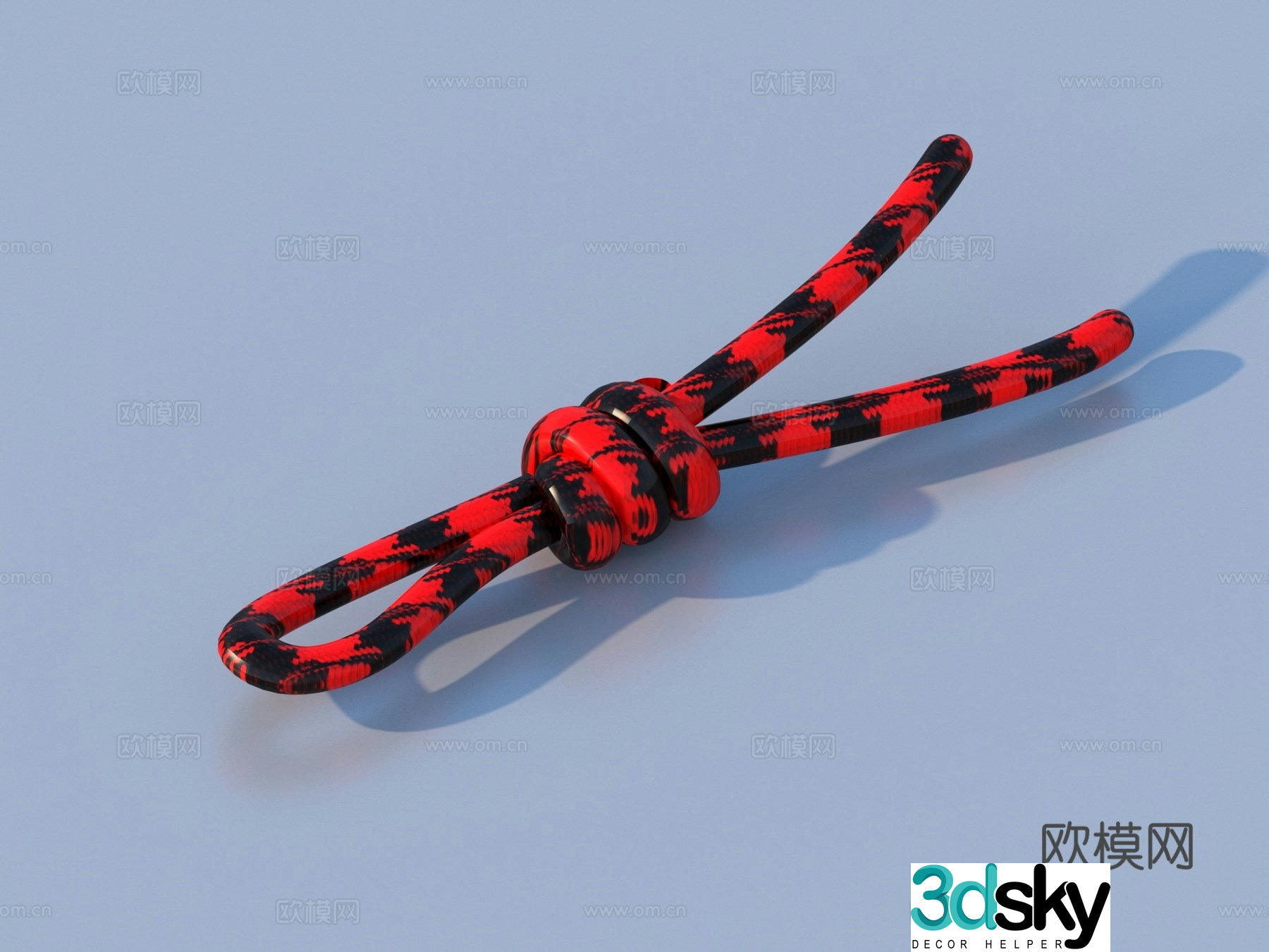Rope knot hemp rope daily necessities 3d model