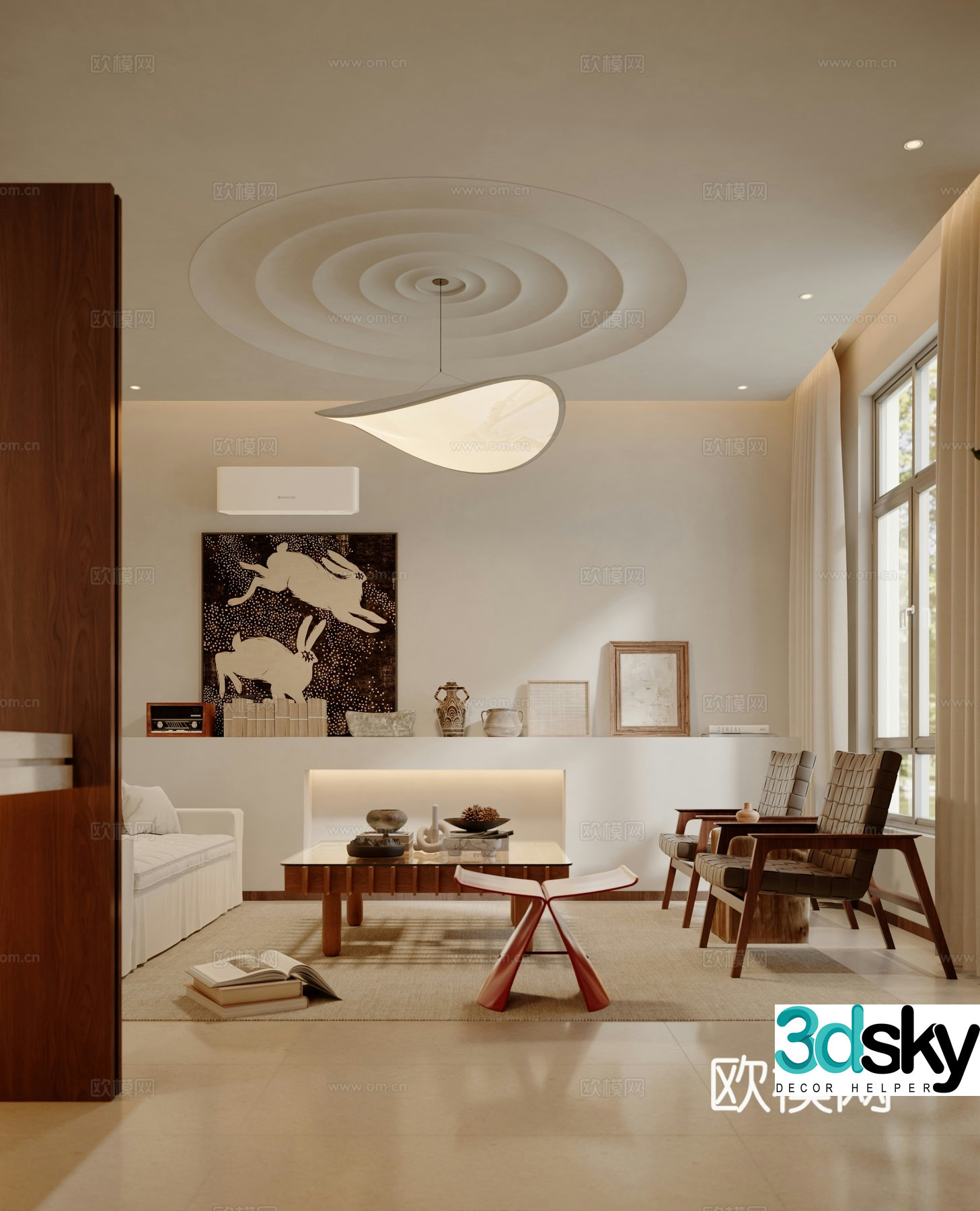 Wasabi Wind Living Room Living Room 3D Model