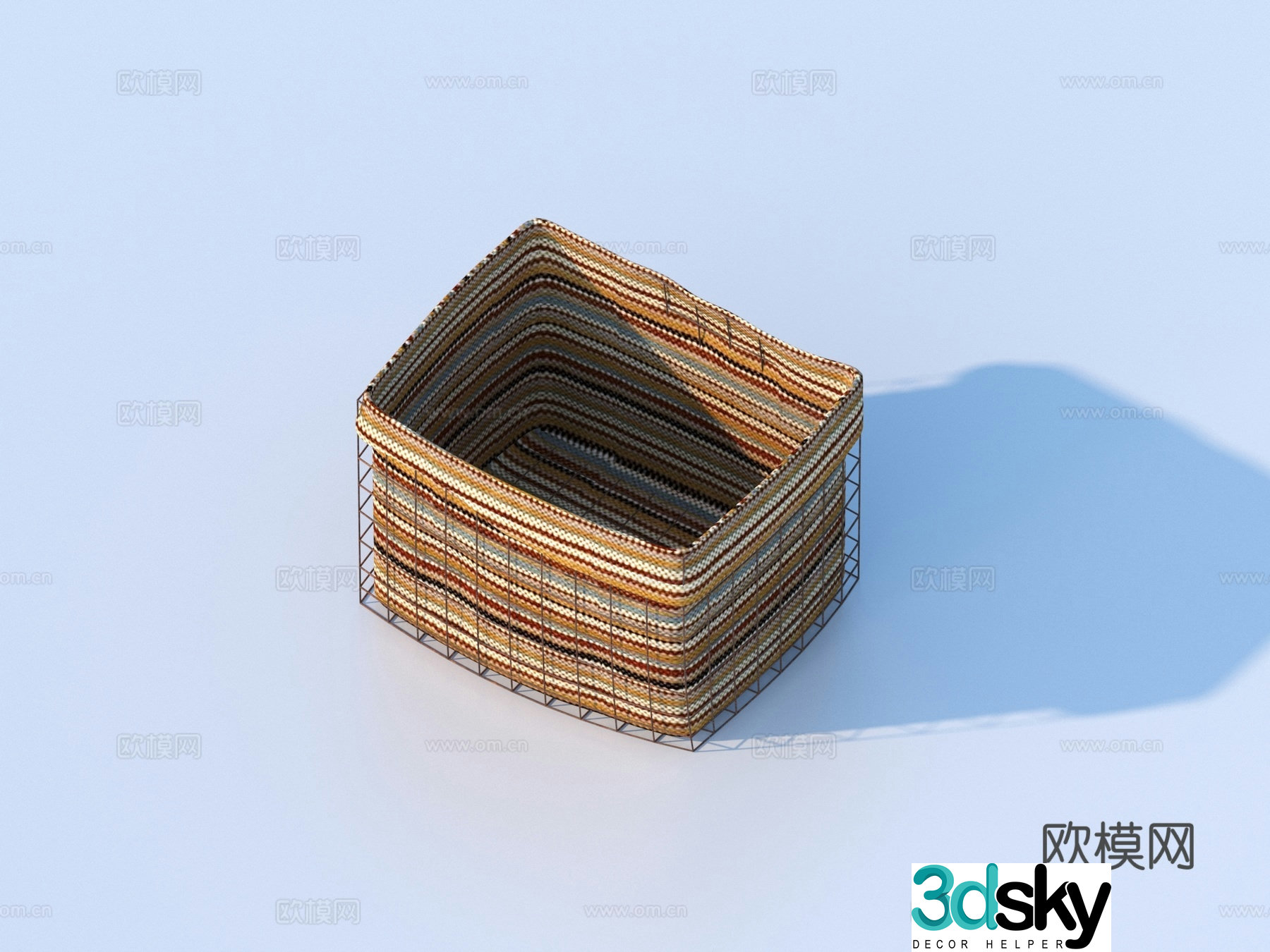 Storage basket Toolbox Storage box 3D model