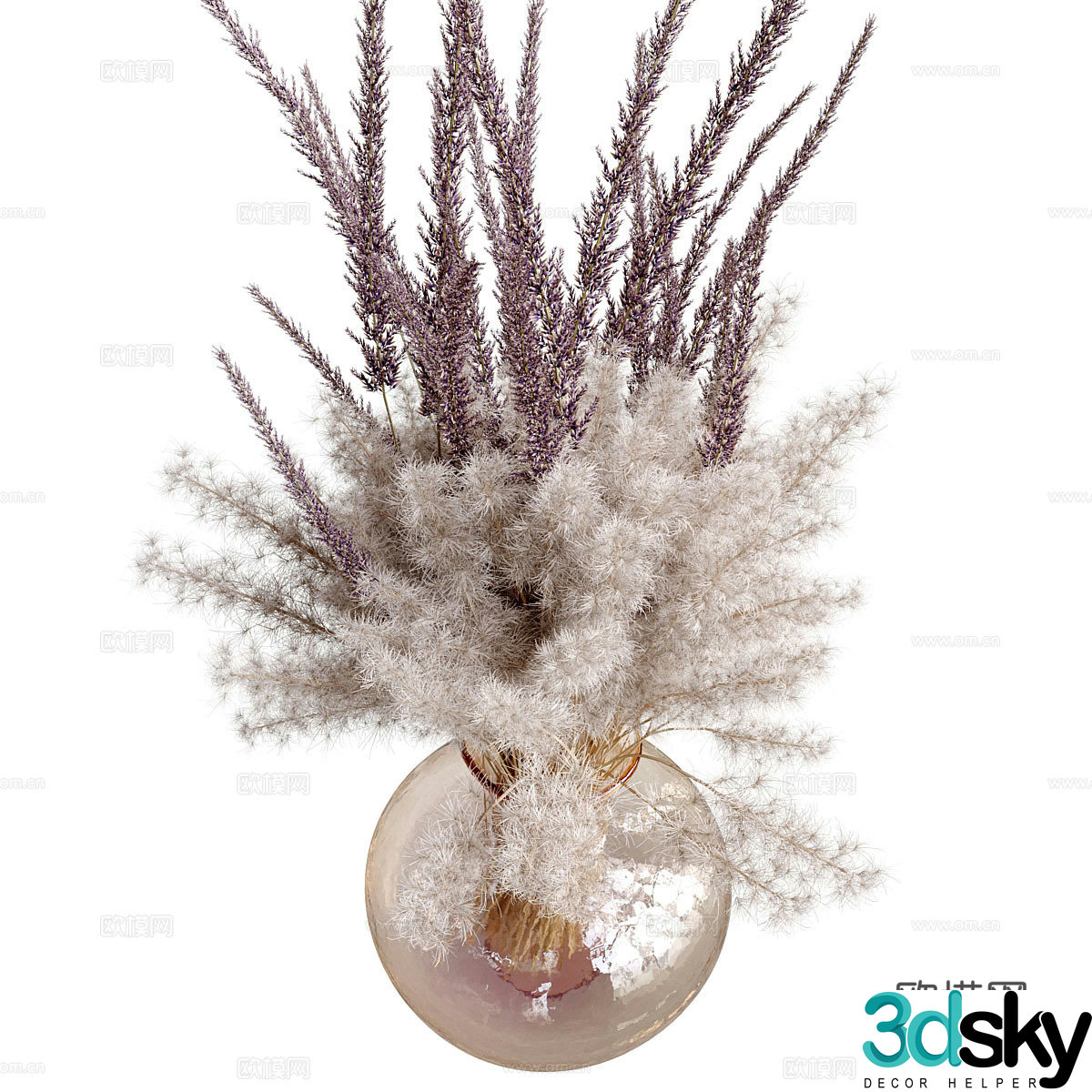Wasabi wind dead branches vase dry branches vase 3d model