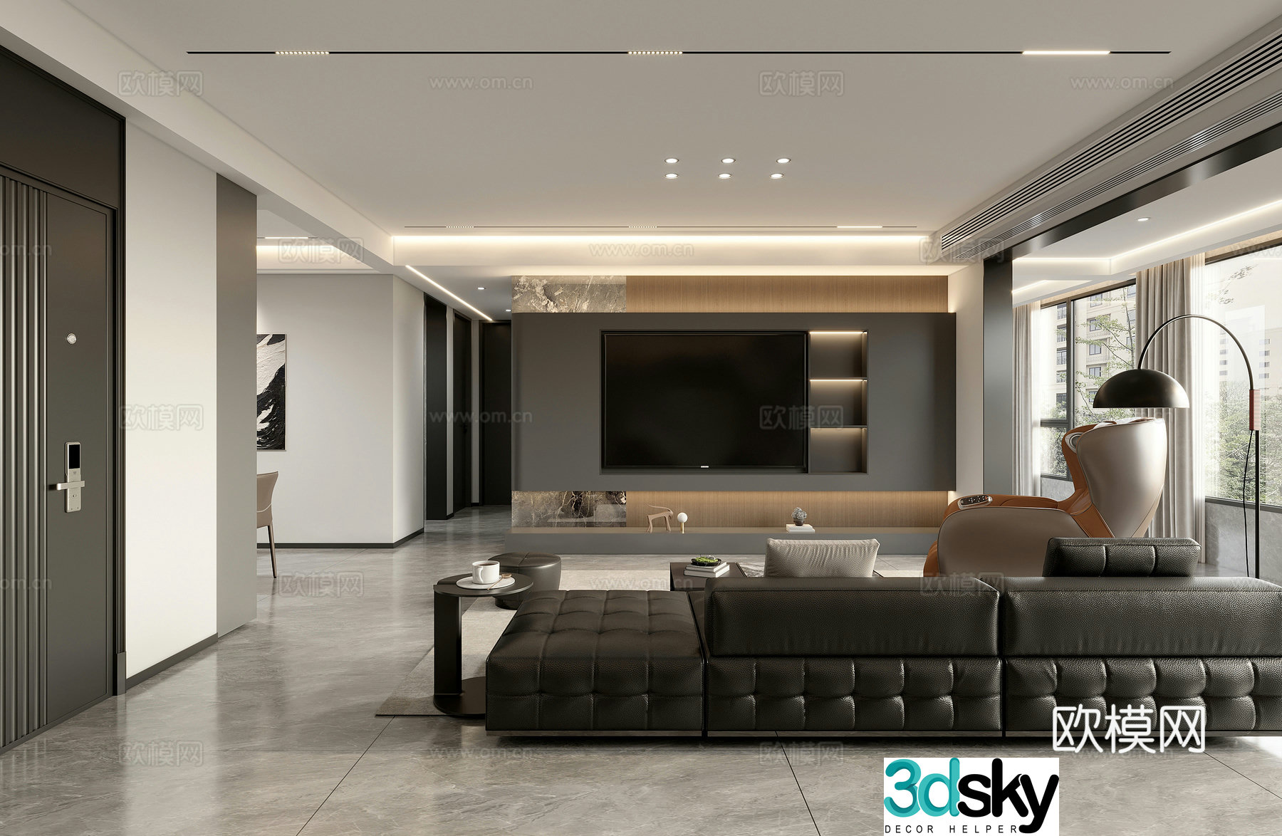 Italian restaurant 3D model