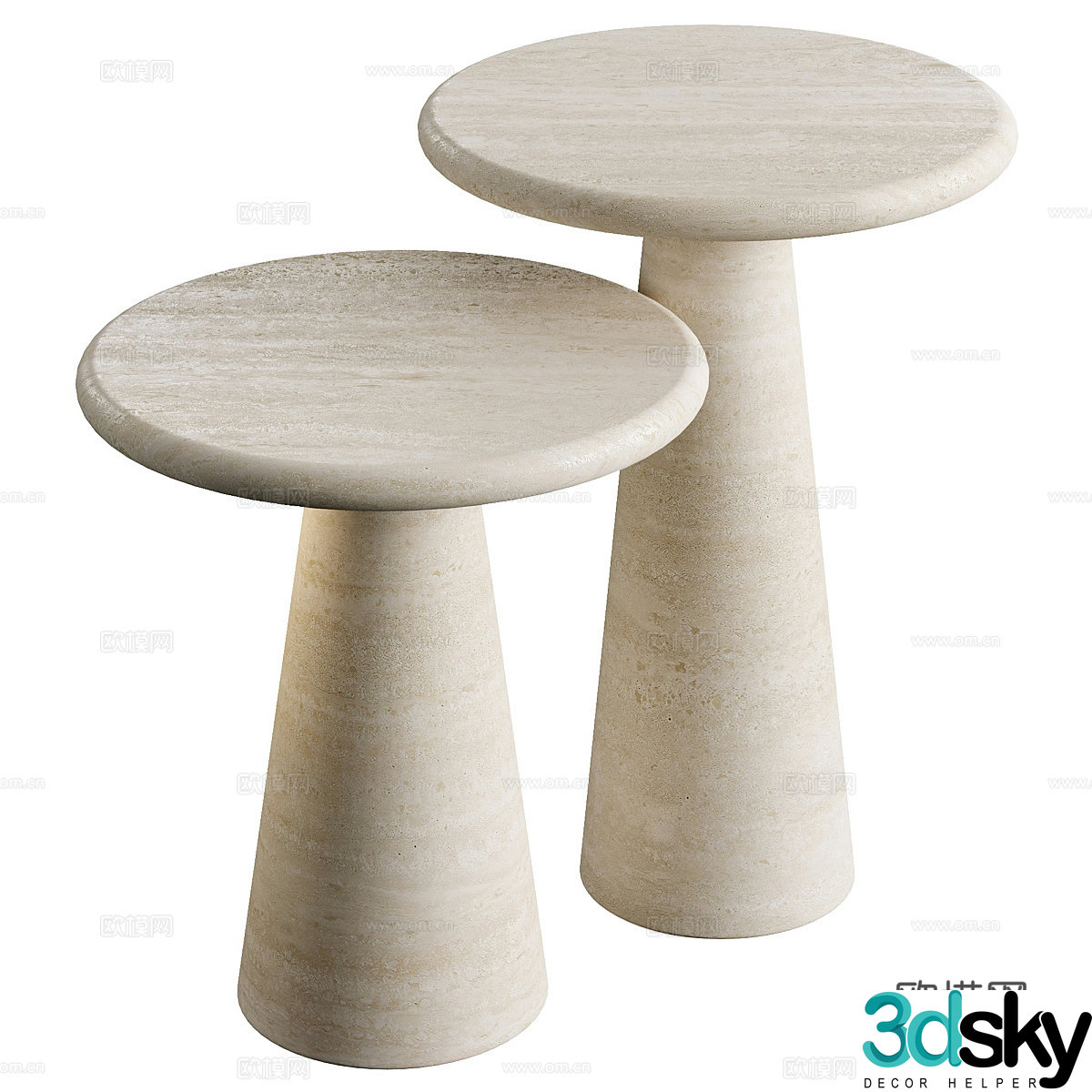 Wasabi side circle angle 3D model