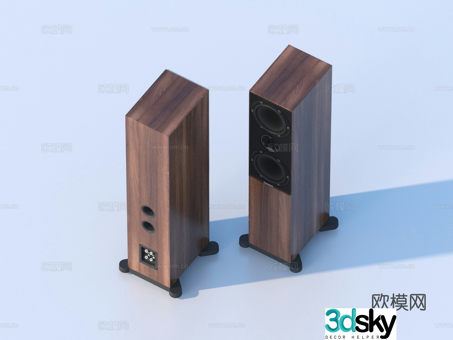 Speaker subwoofer smart audio 3D model