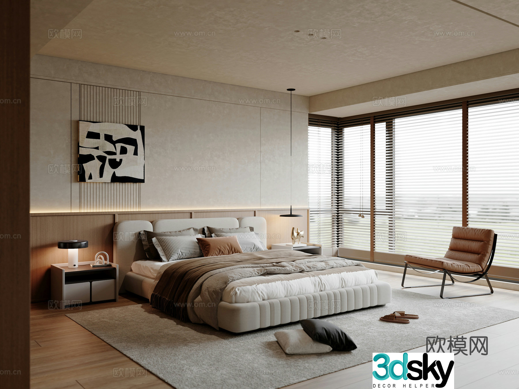Wasabi Bedroom Master bedroom 3D model