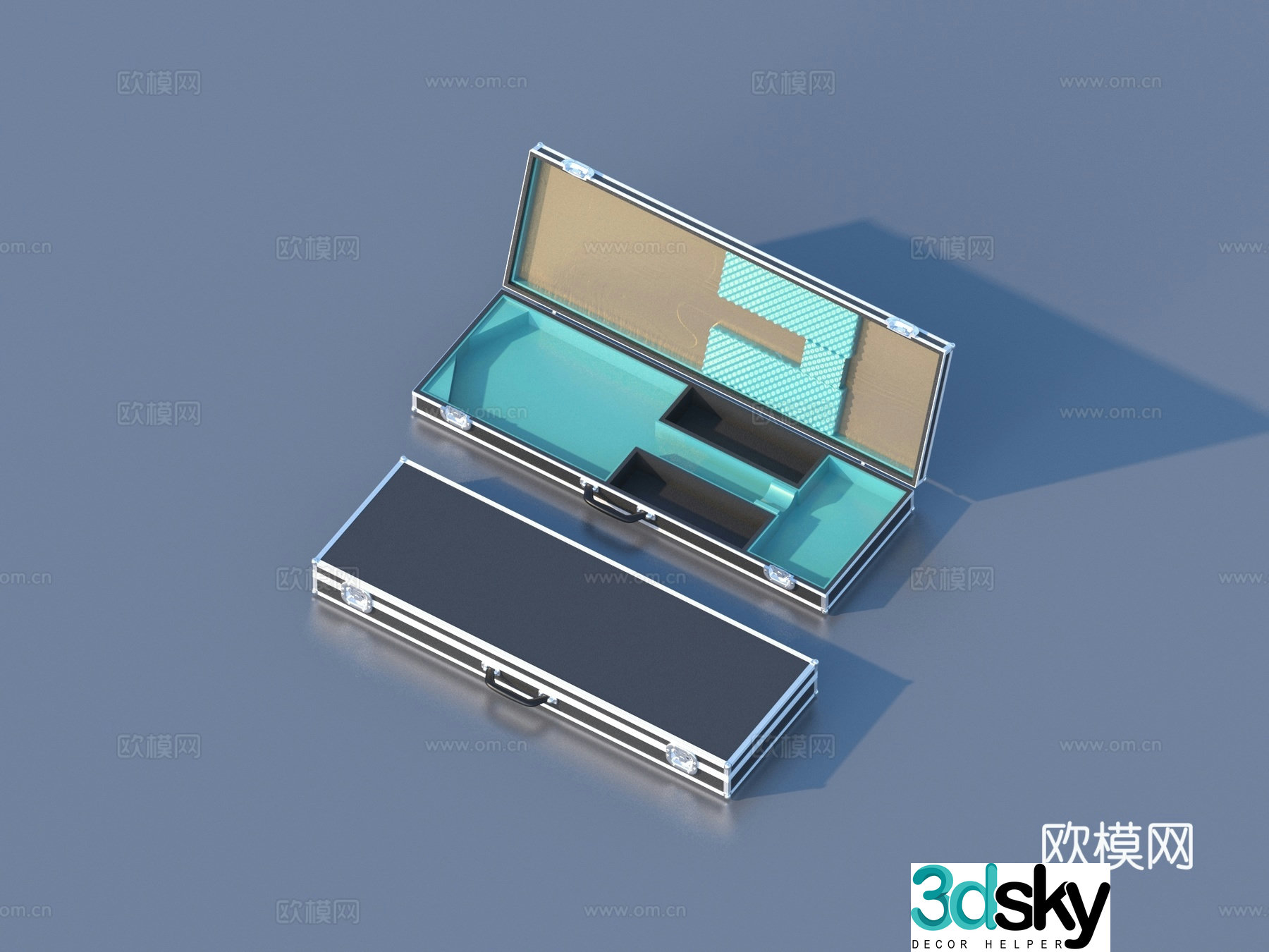 Modern industrial box toolbox 3d model