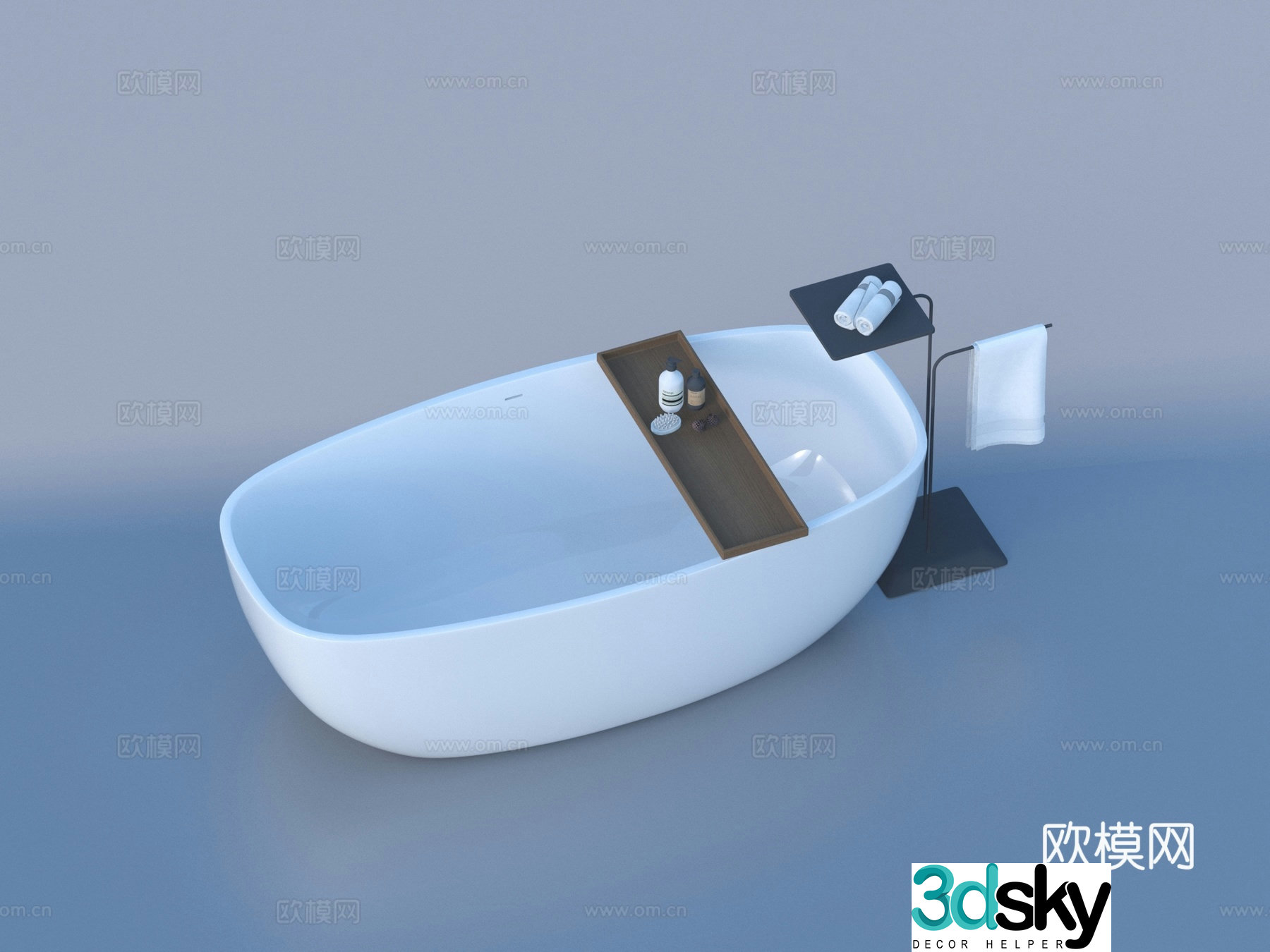 Independent bathtub bathtub 3D model
