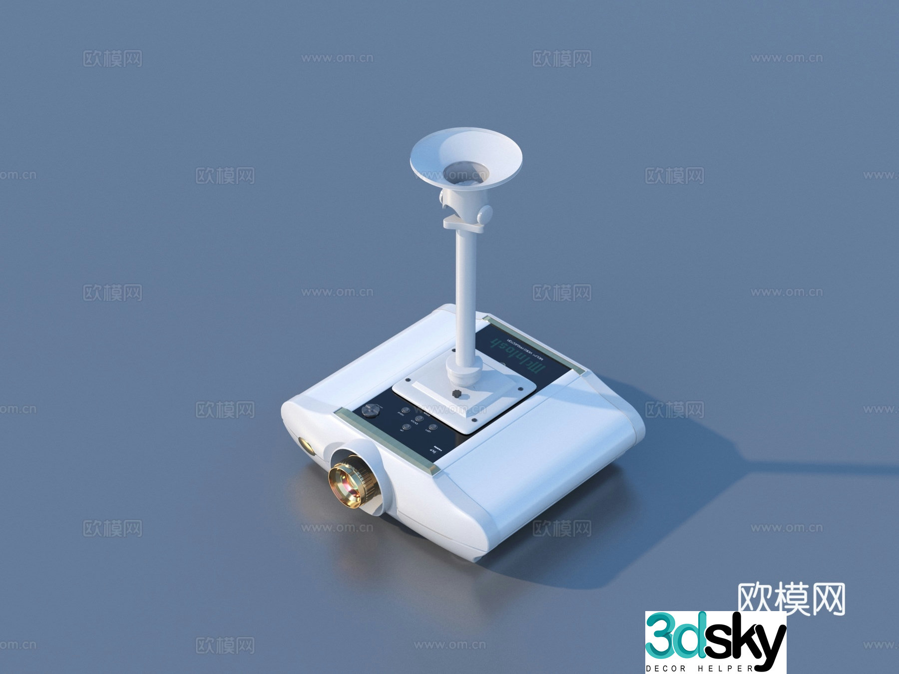 projector projector appliance 3d model