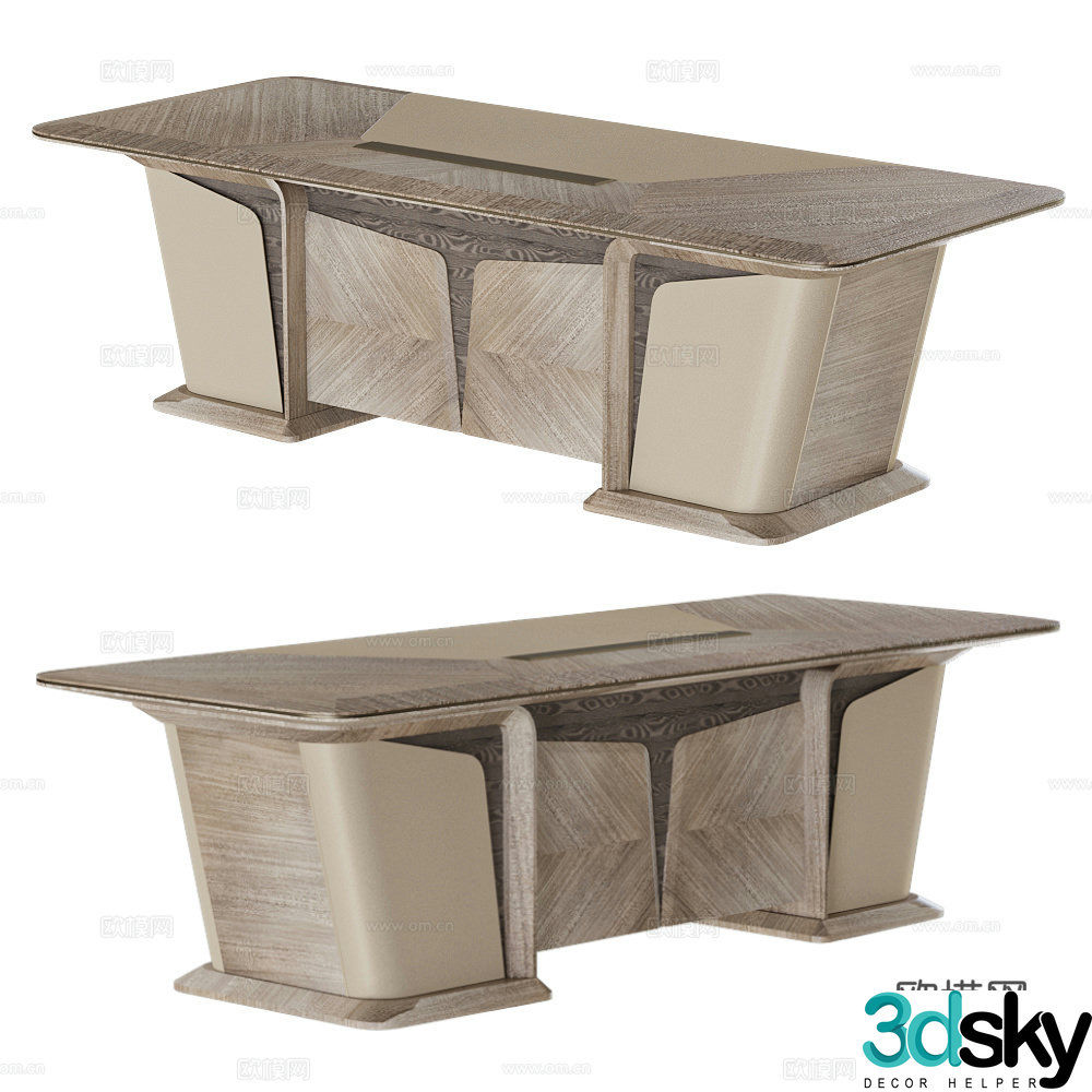 Es about Italian Council desk desk 3D model