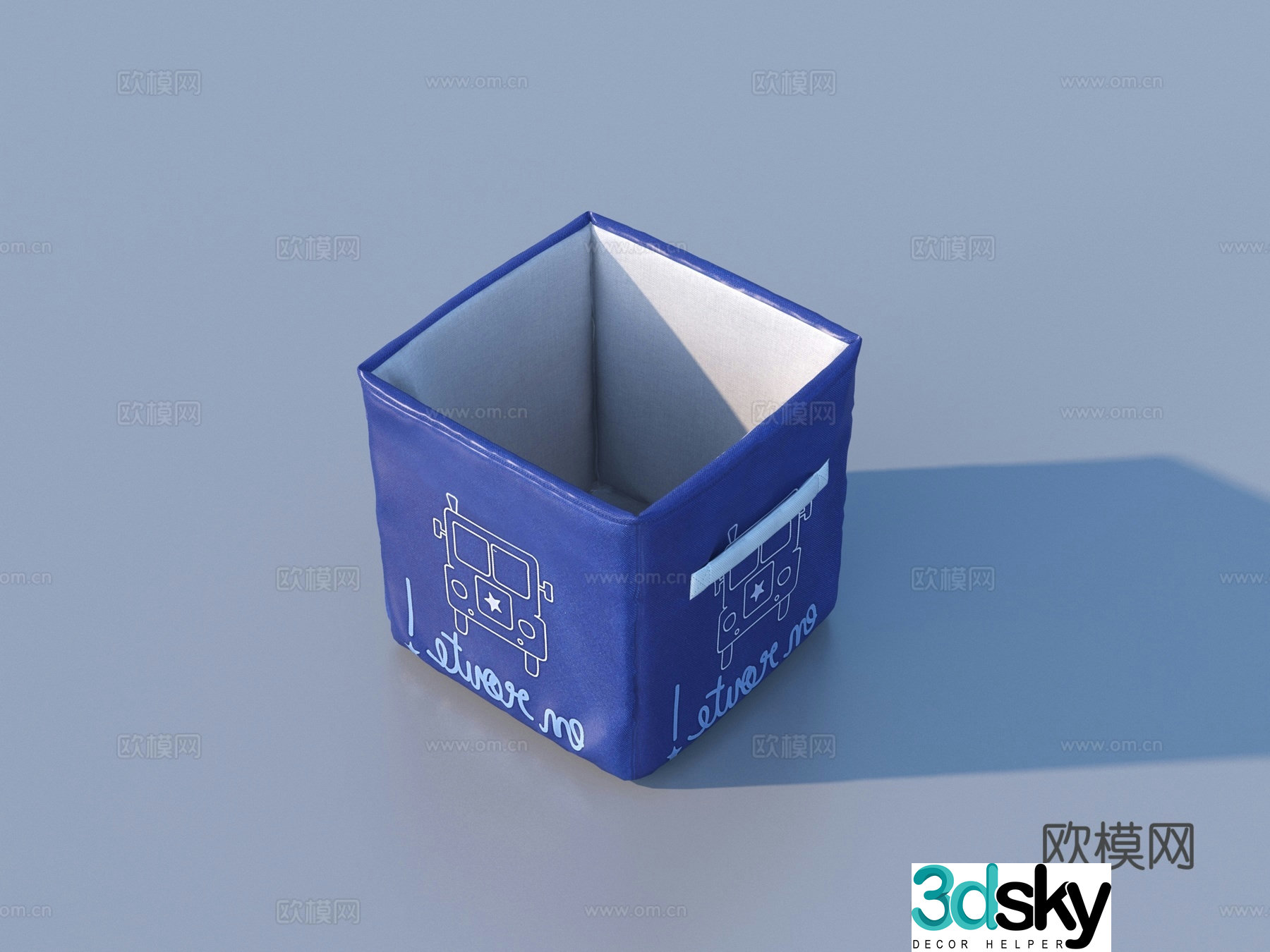 Storage basket Toolbox Storage box 3D model