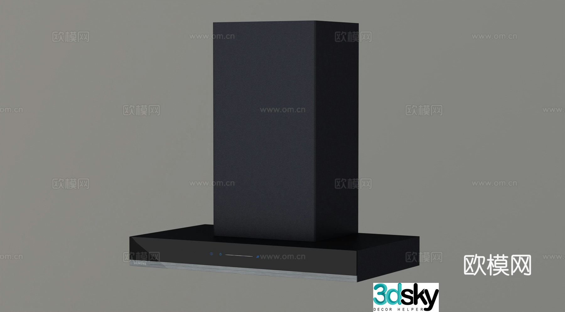 Siemens wall -mounted range hood 3D model