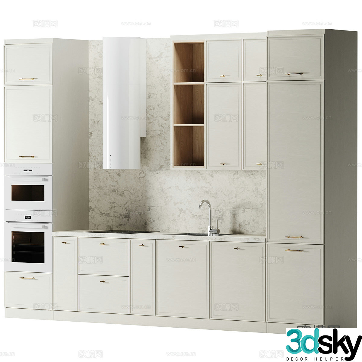 Modern cabinet 3d model