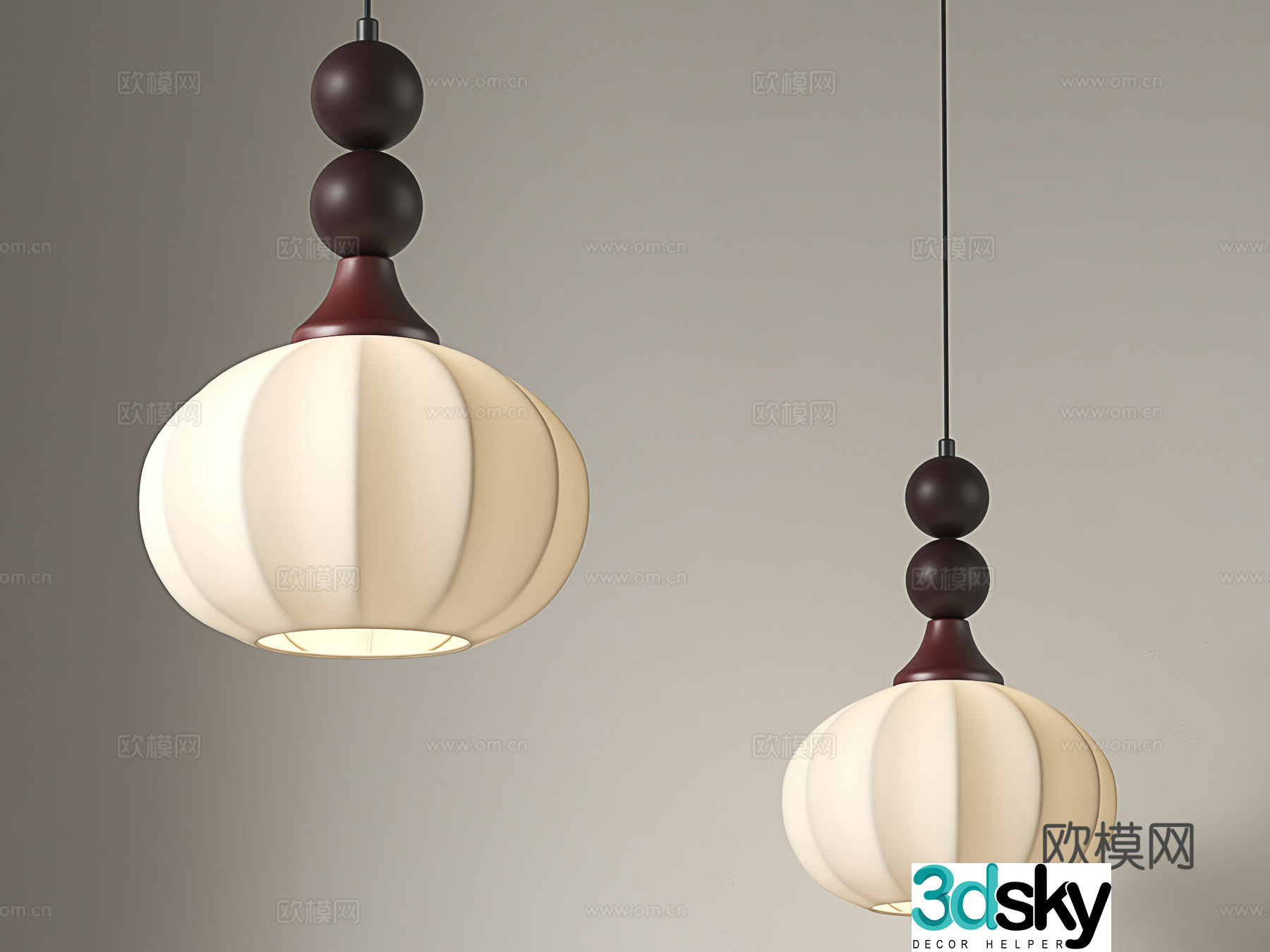 3D model of medieval style chandelier