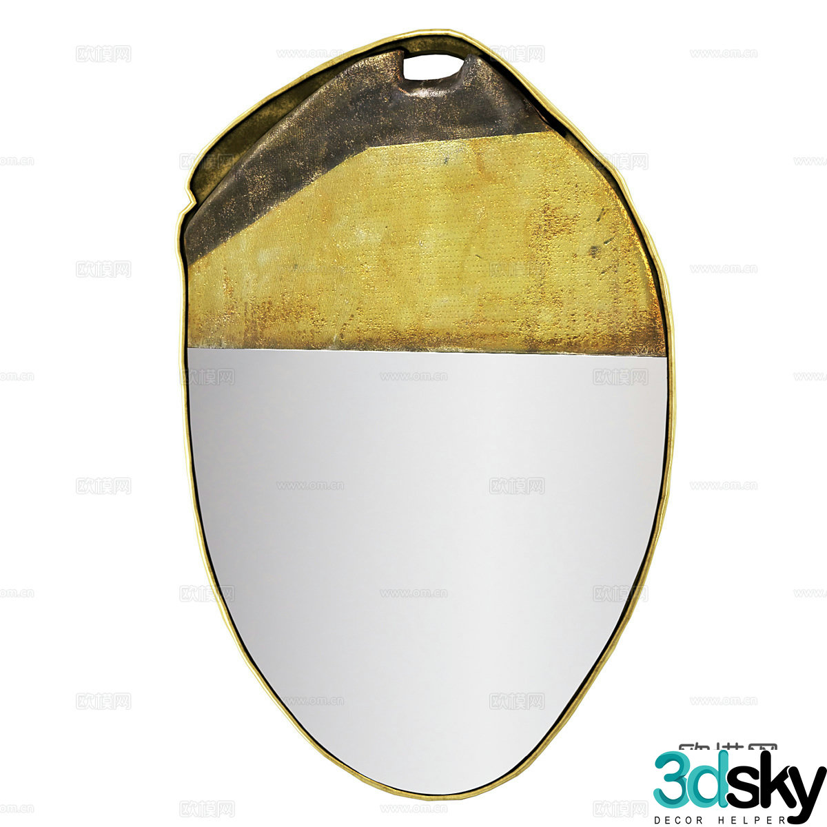 Modern art hanging decoration wall decoration 3d model