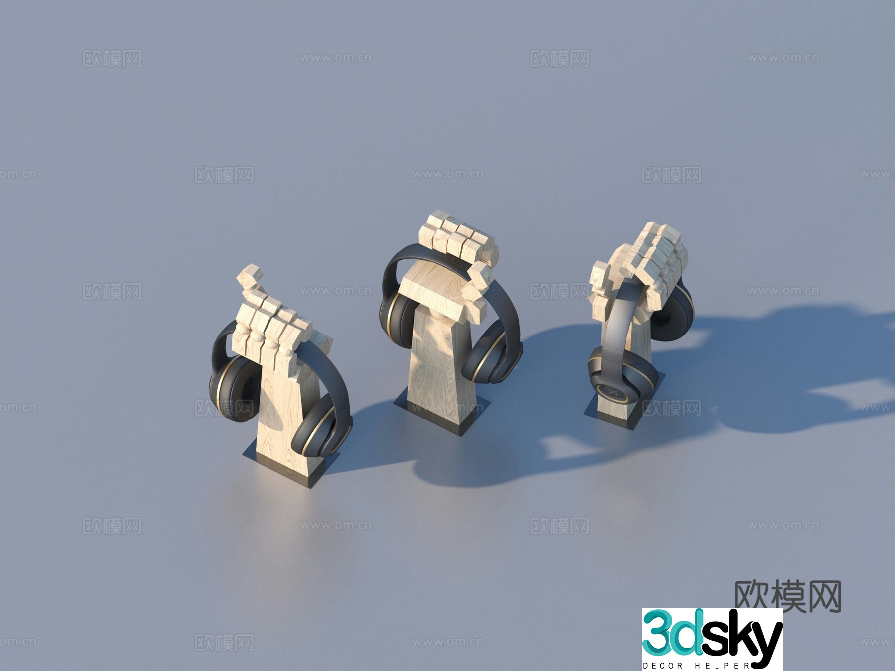Headset wireless headset computer accessories 3D model