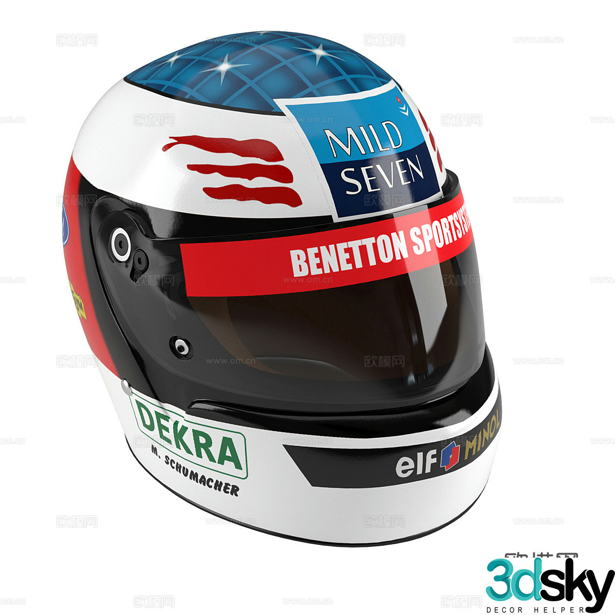 Traffic helmet 3d model