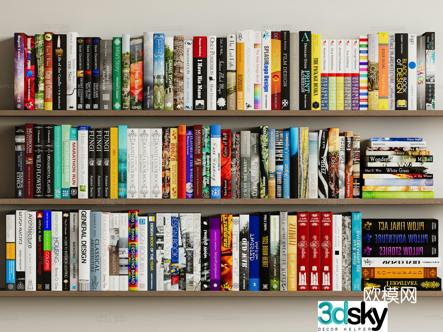 Books Books English Books 3D Model
