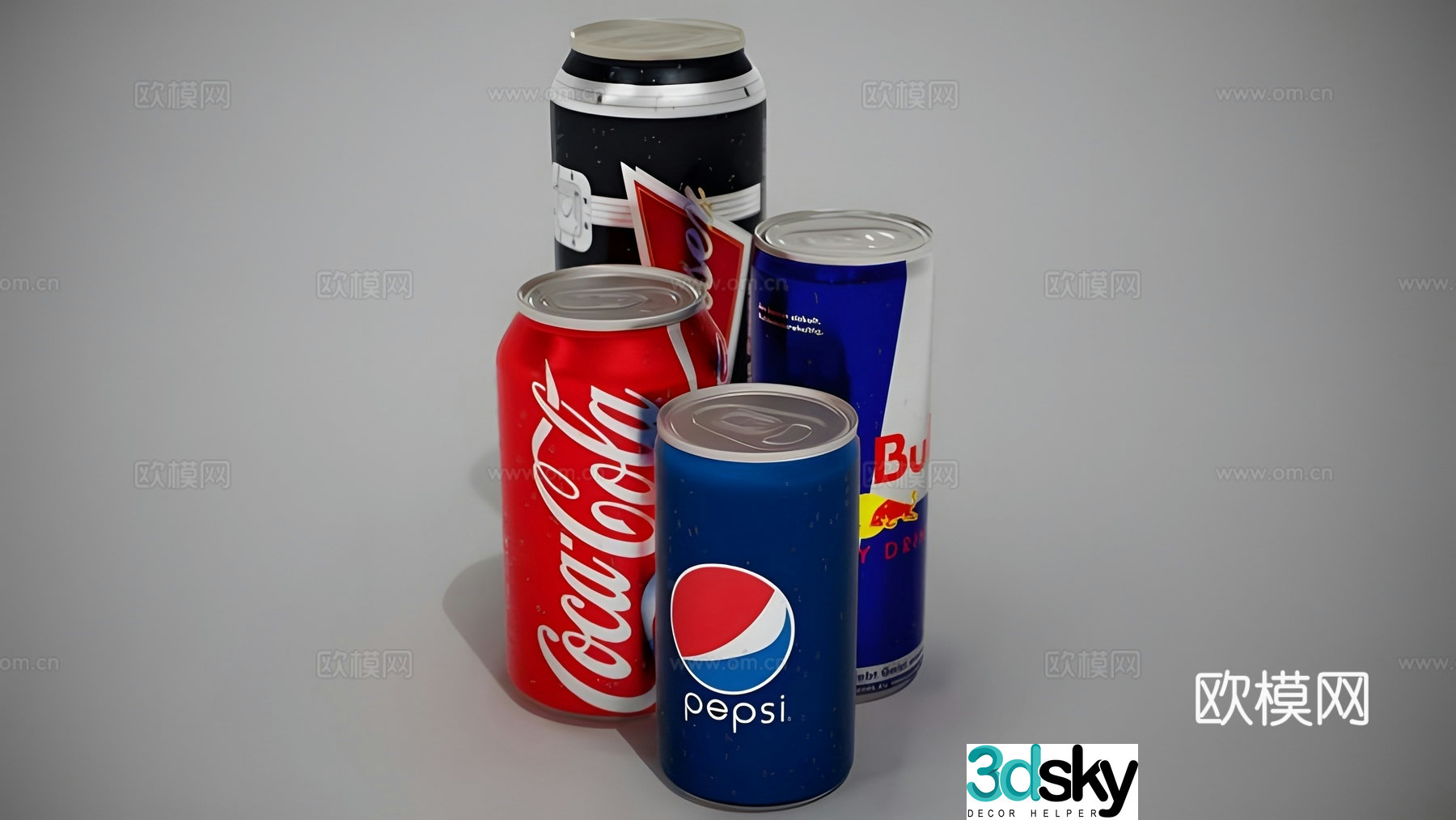 Drink Coca -Cola Soda 3D model