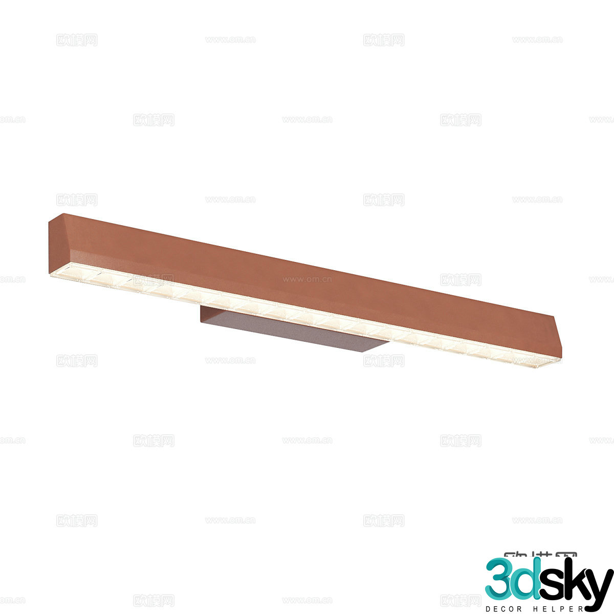 Modern minimalist wall lamp 3d model