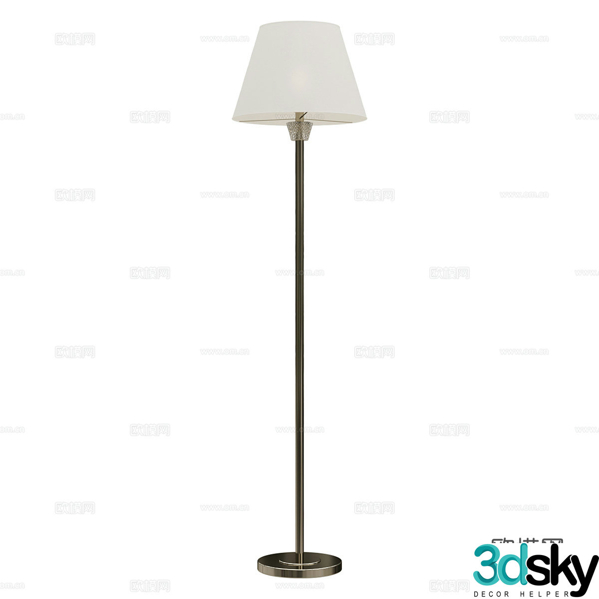 Modern floor lamp 3d model