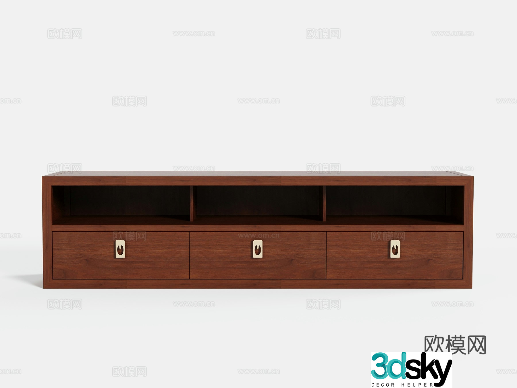 New Chinese TV cabinet 3D model