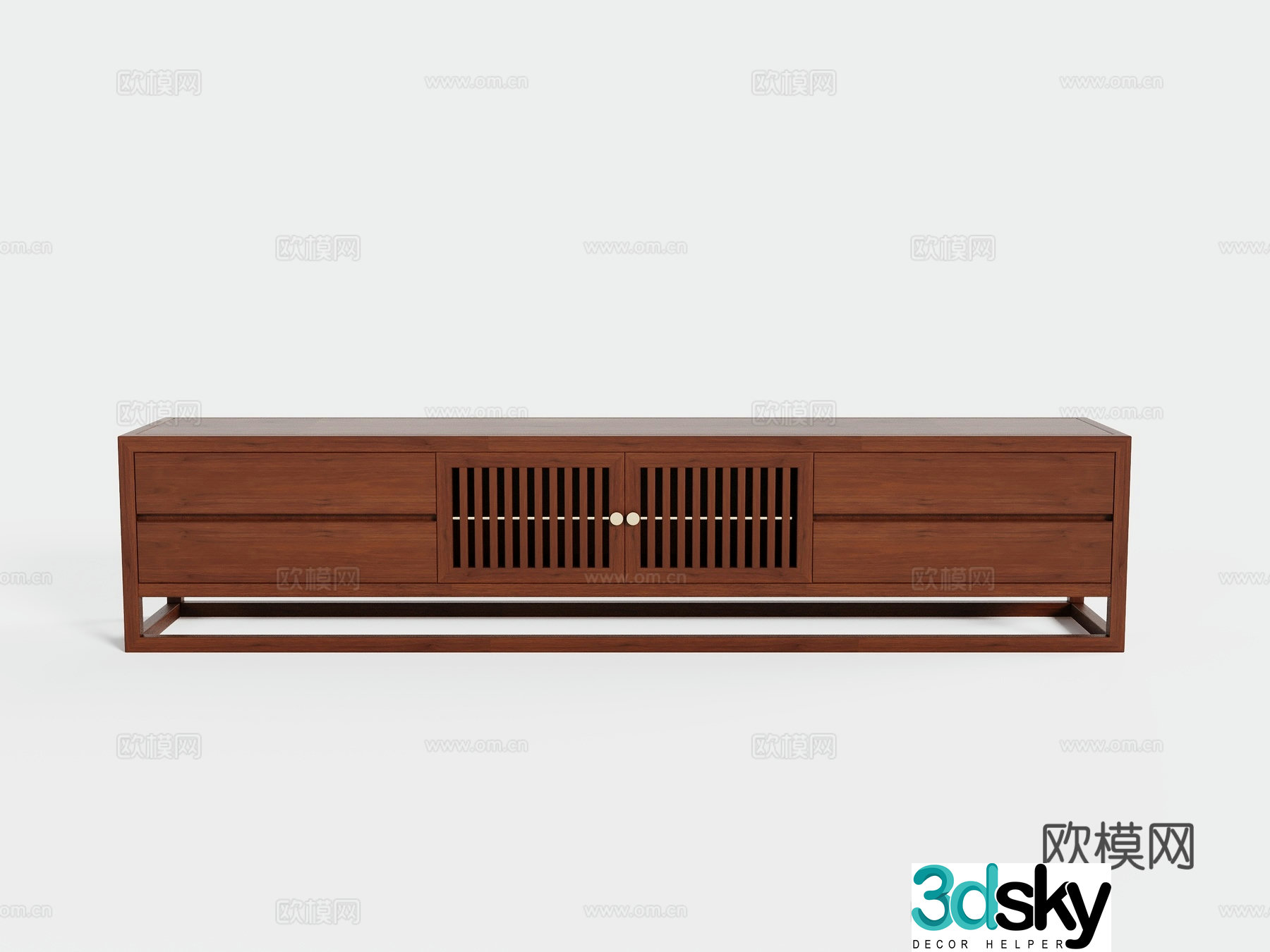 New Chinese style TV cabinet 3d model