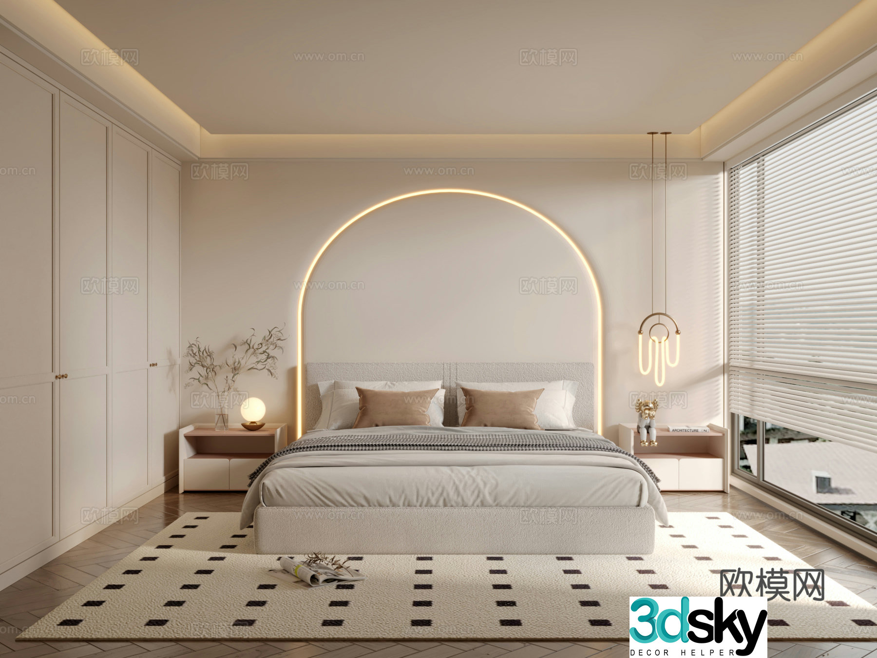Wasabi Bedroom Master bedroom 3D model