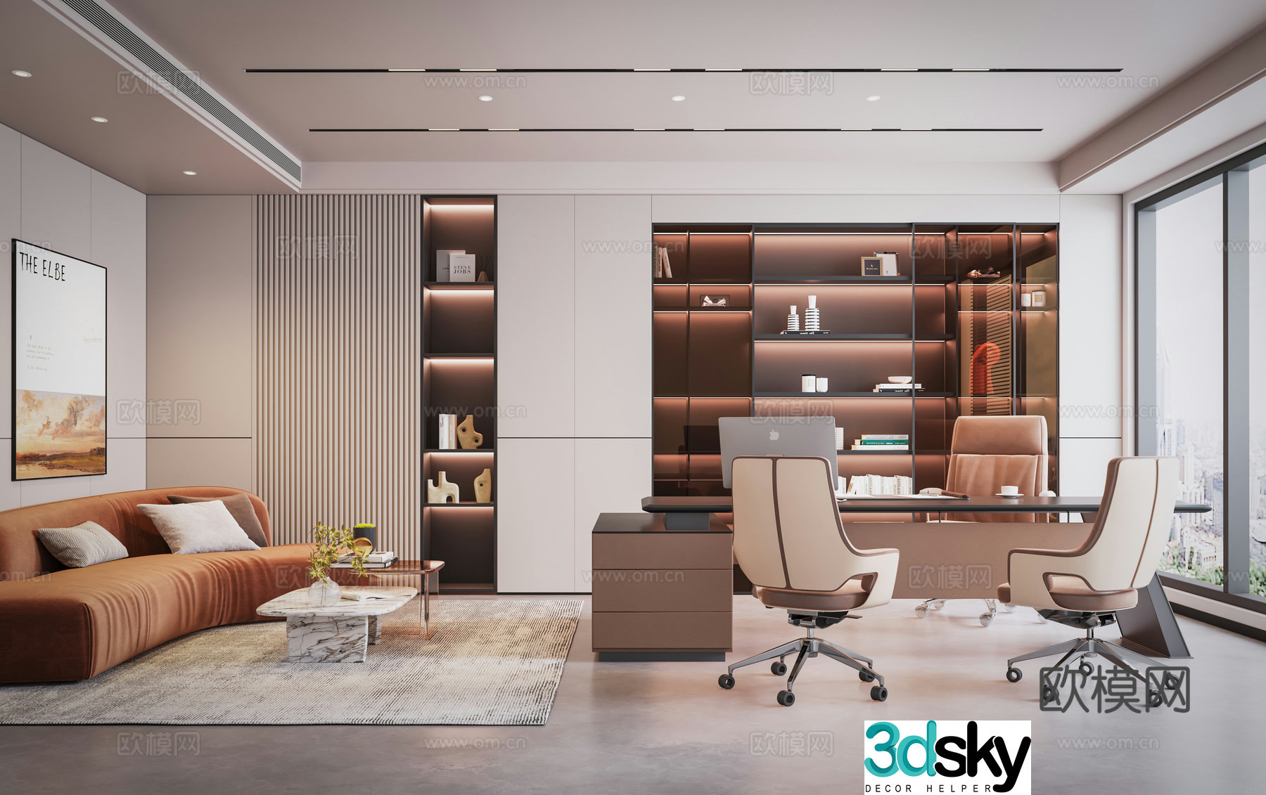 Modern Manager Office 3D model