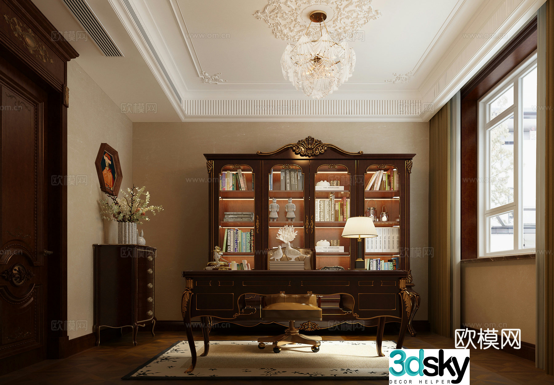 European study 3D model