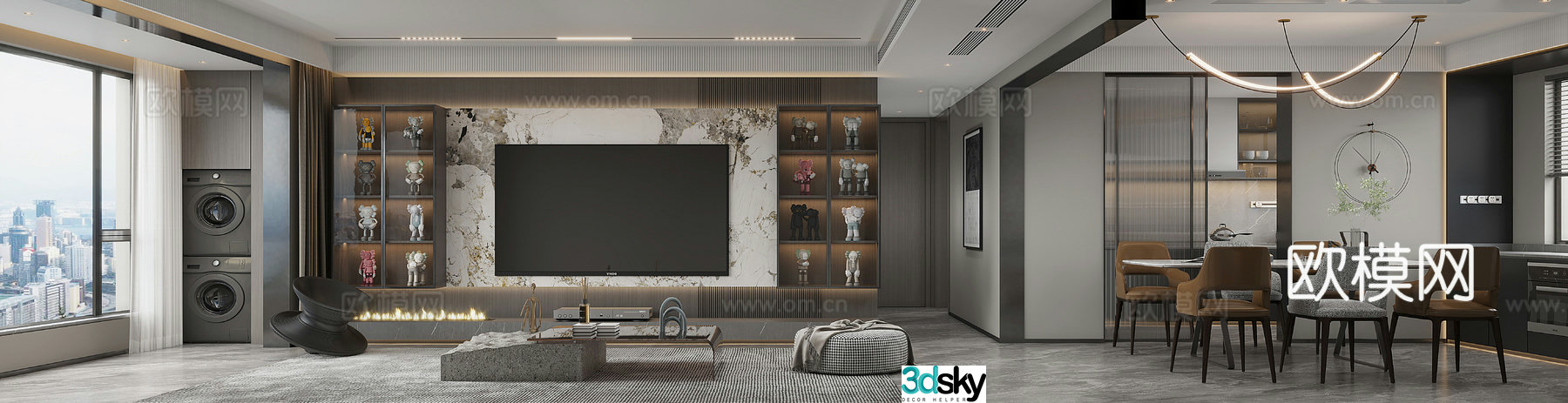 Italian restaurant 3D model